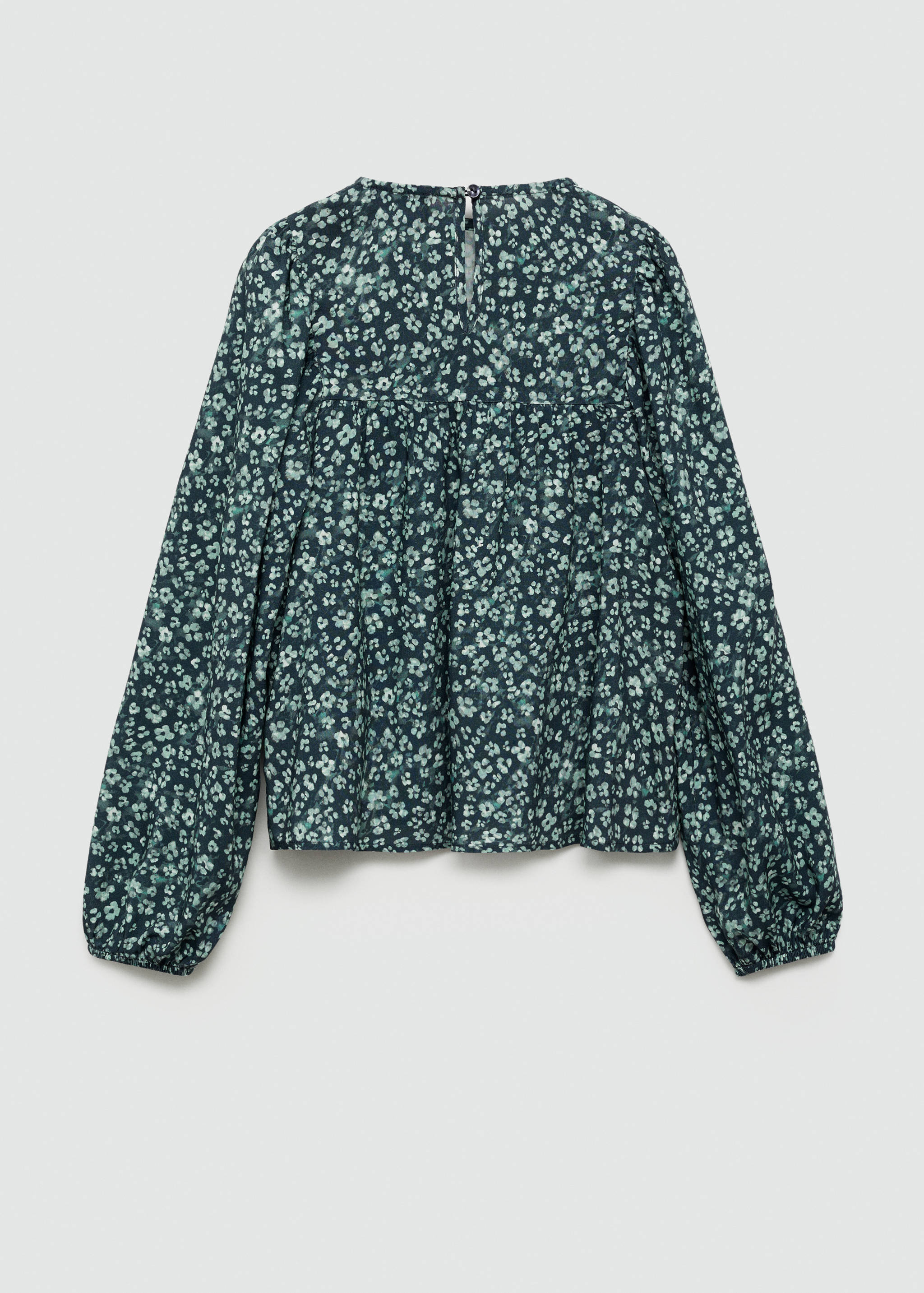 Floral print blouse - Reverse of the article
