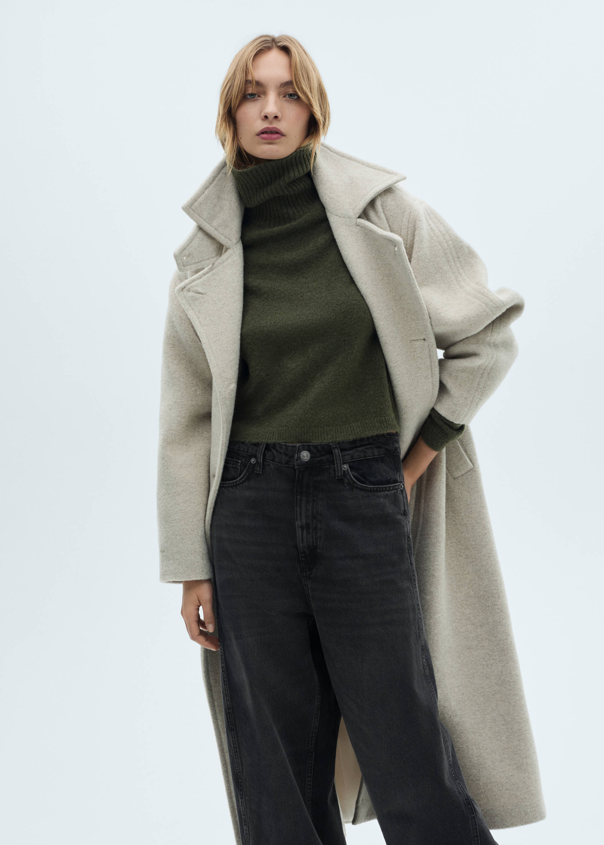 High-waist balloon jeans - Details of the article 1