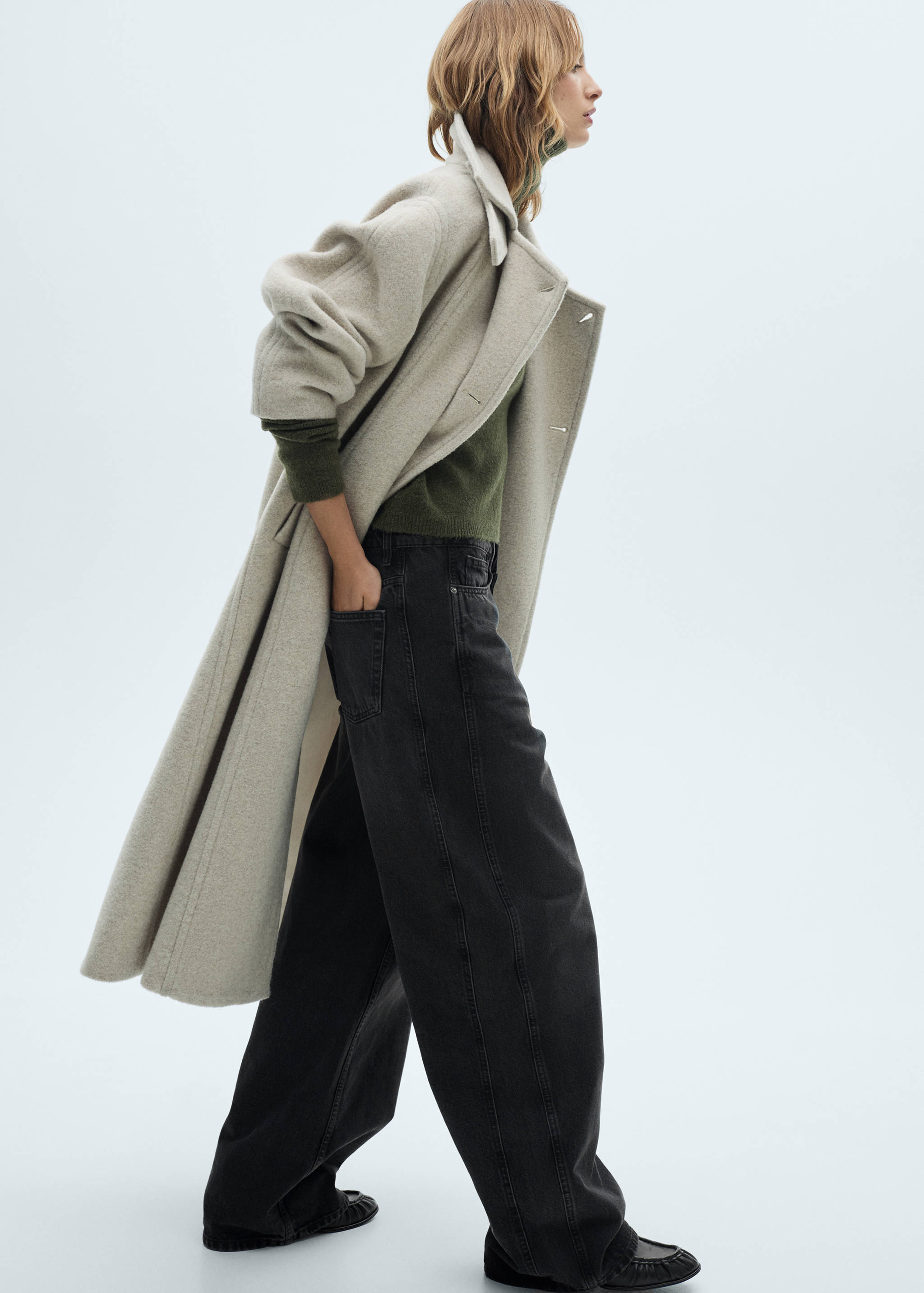 High-waist balloon jeans - Details of the article 6