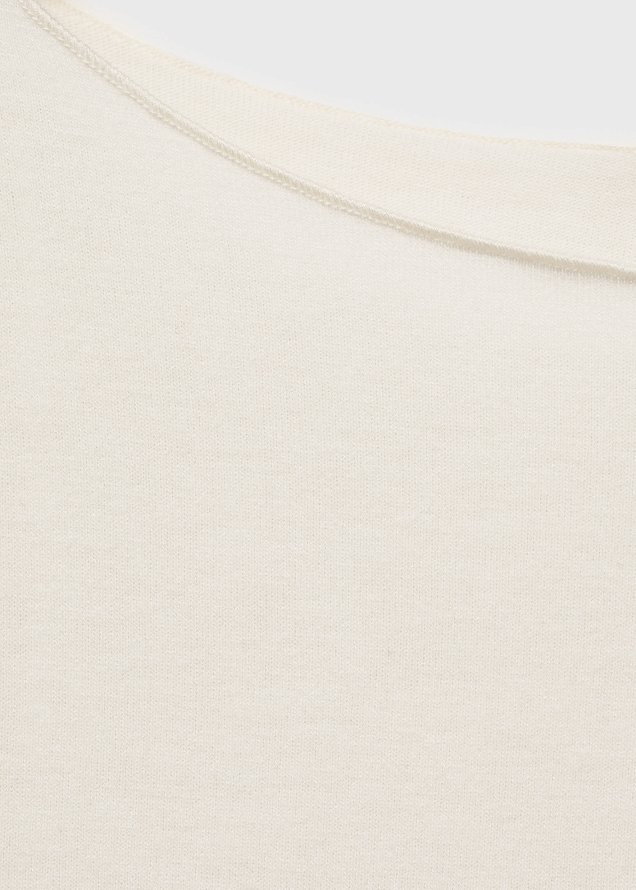 Long-sleeved boat-neck t-shirt - Details of the article 8