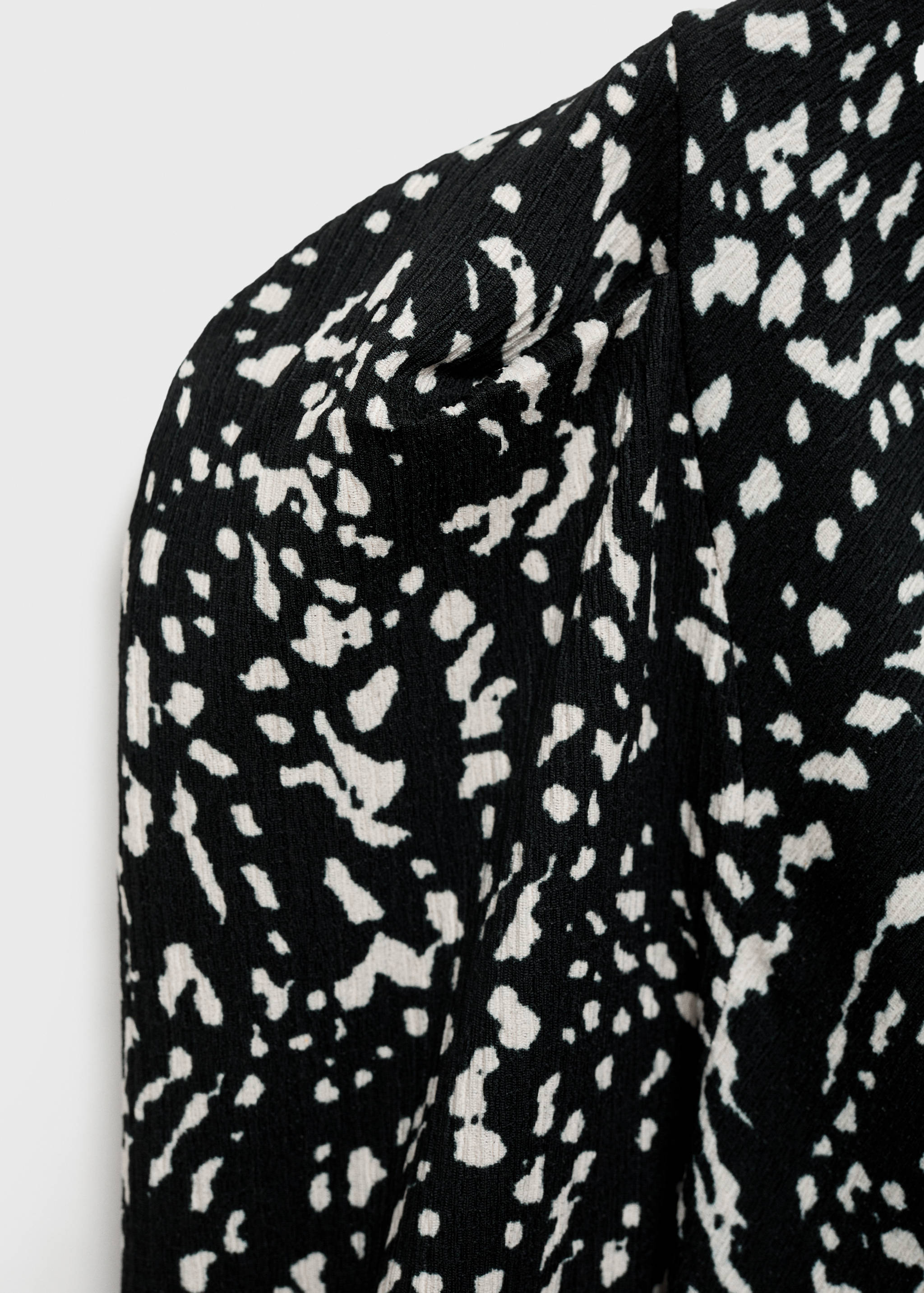 Haljina s printom i balon rukavima - Detalji artikla 8