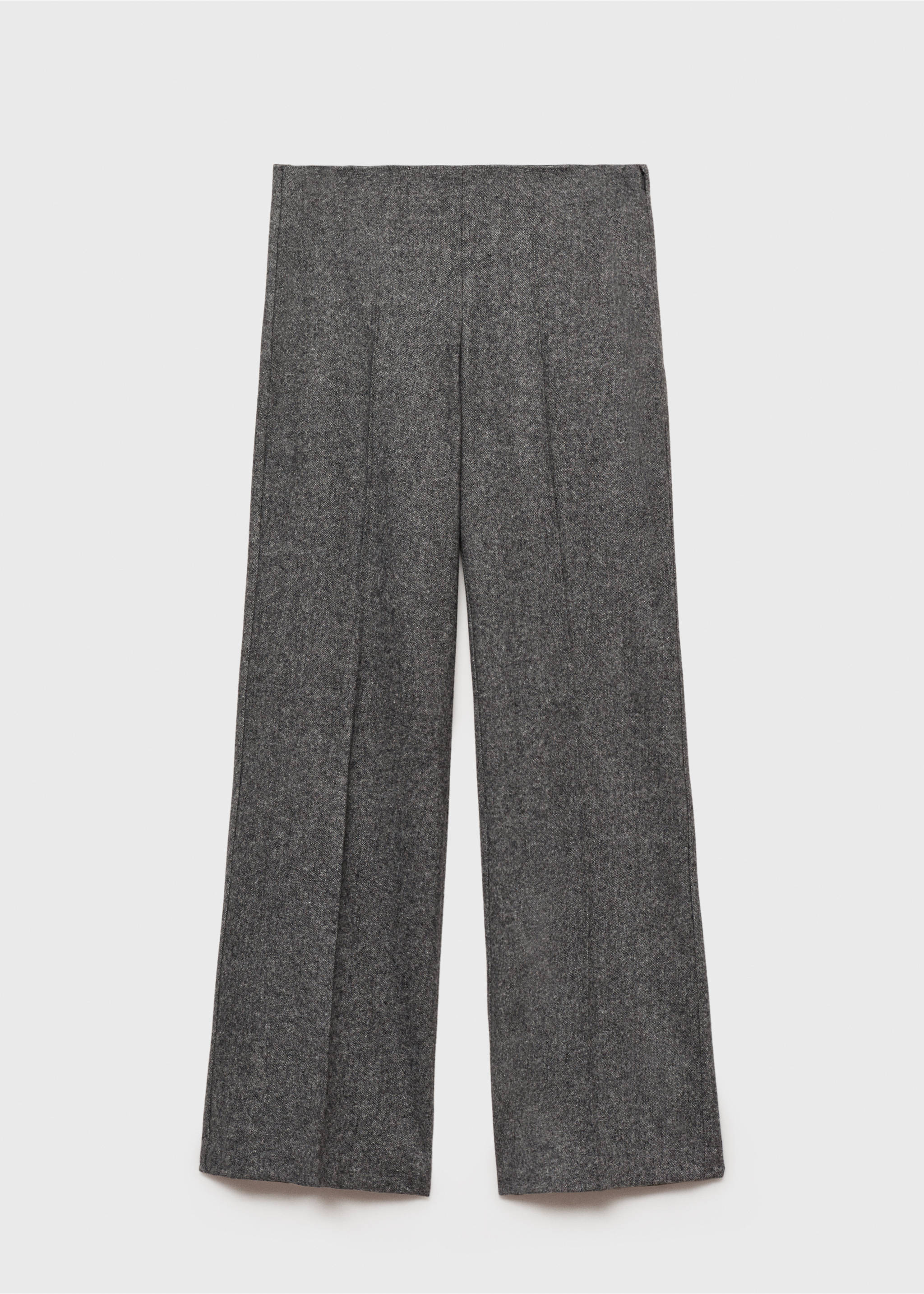 Marbled wool suit trousers - Article without model, Black. Ref: 77047720-00.