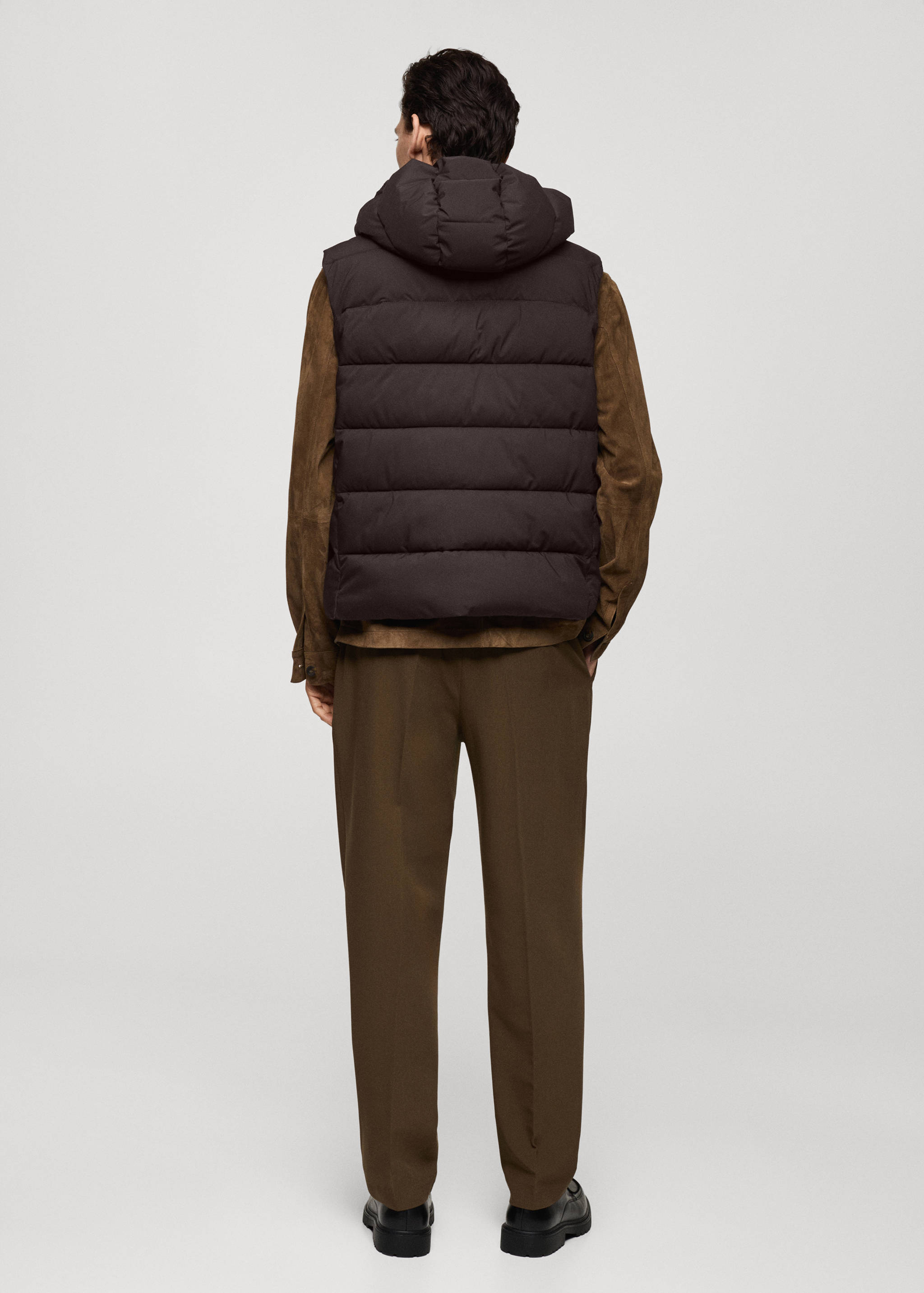 Water-repellent quilted vest - Reverse of the article