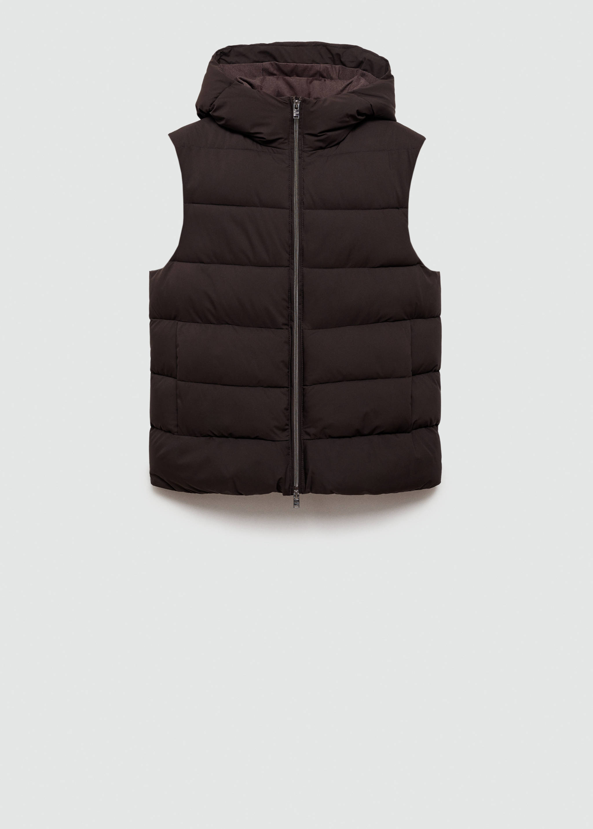 Water-repellent quilted vest - Article without model