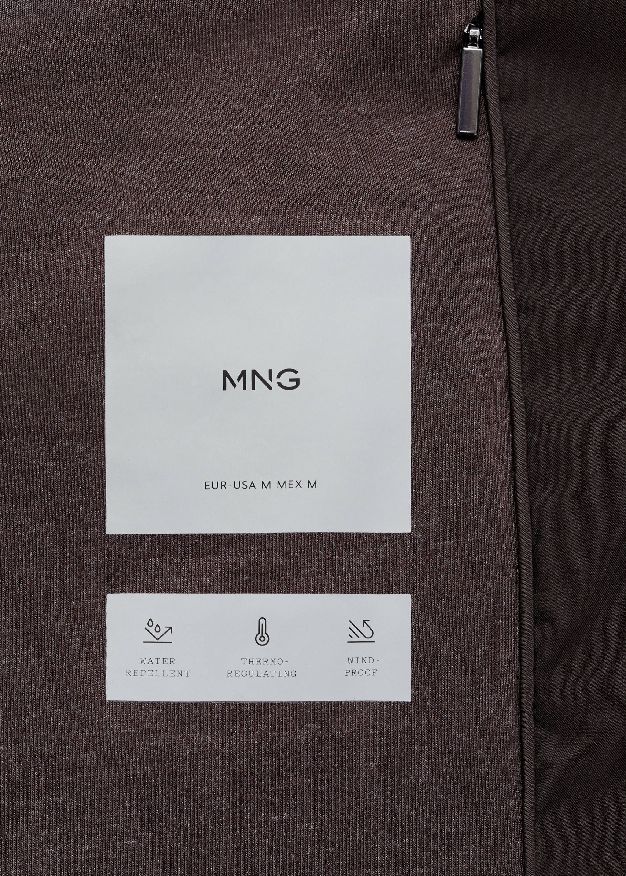 Water-repellent quilted vest - Details of the article 0