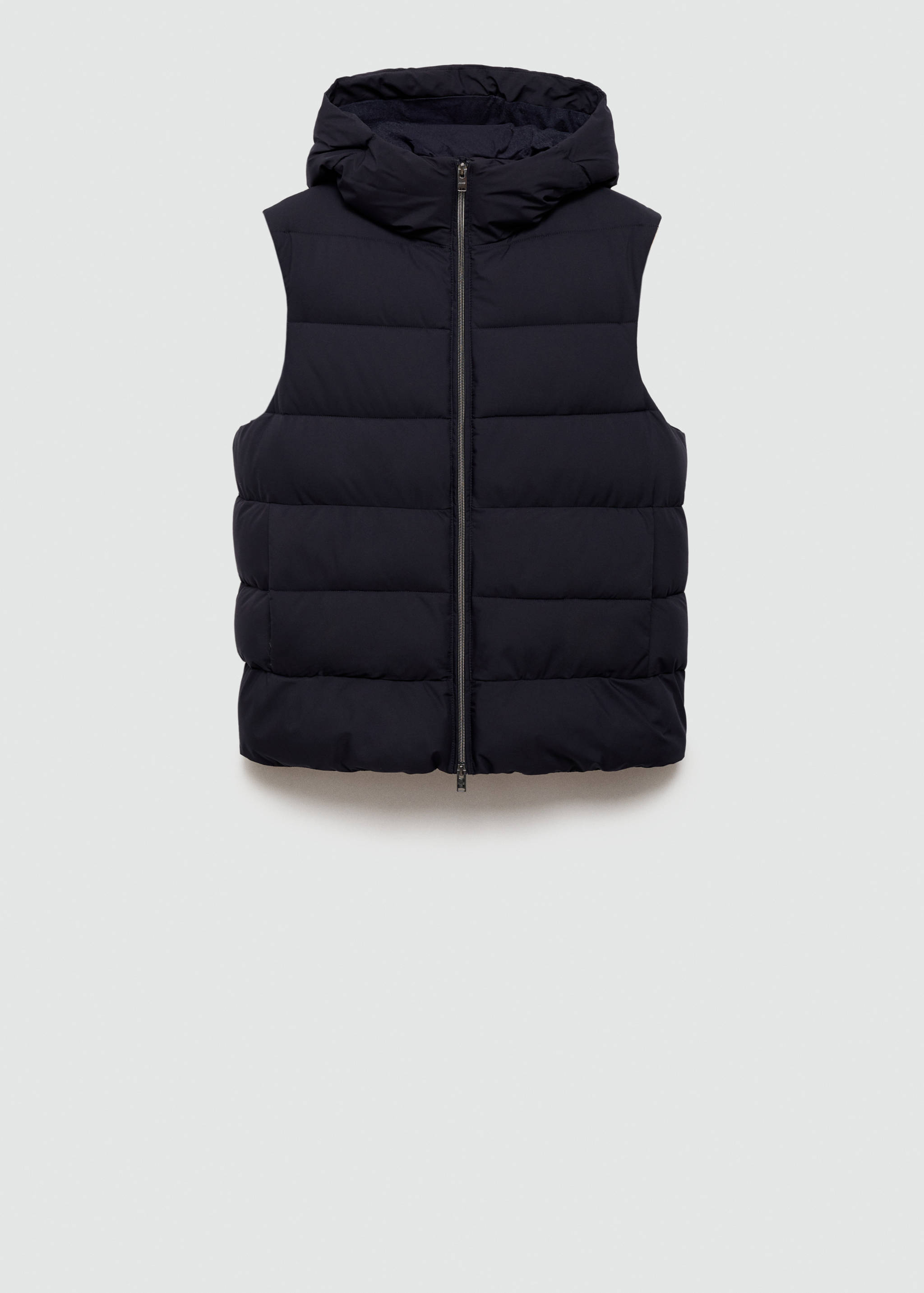 Water-repellent quilted vest - Article without model