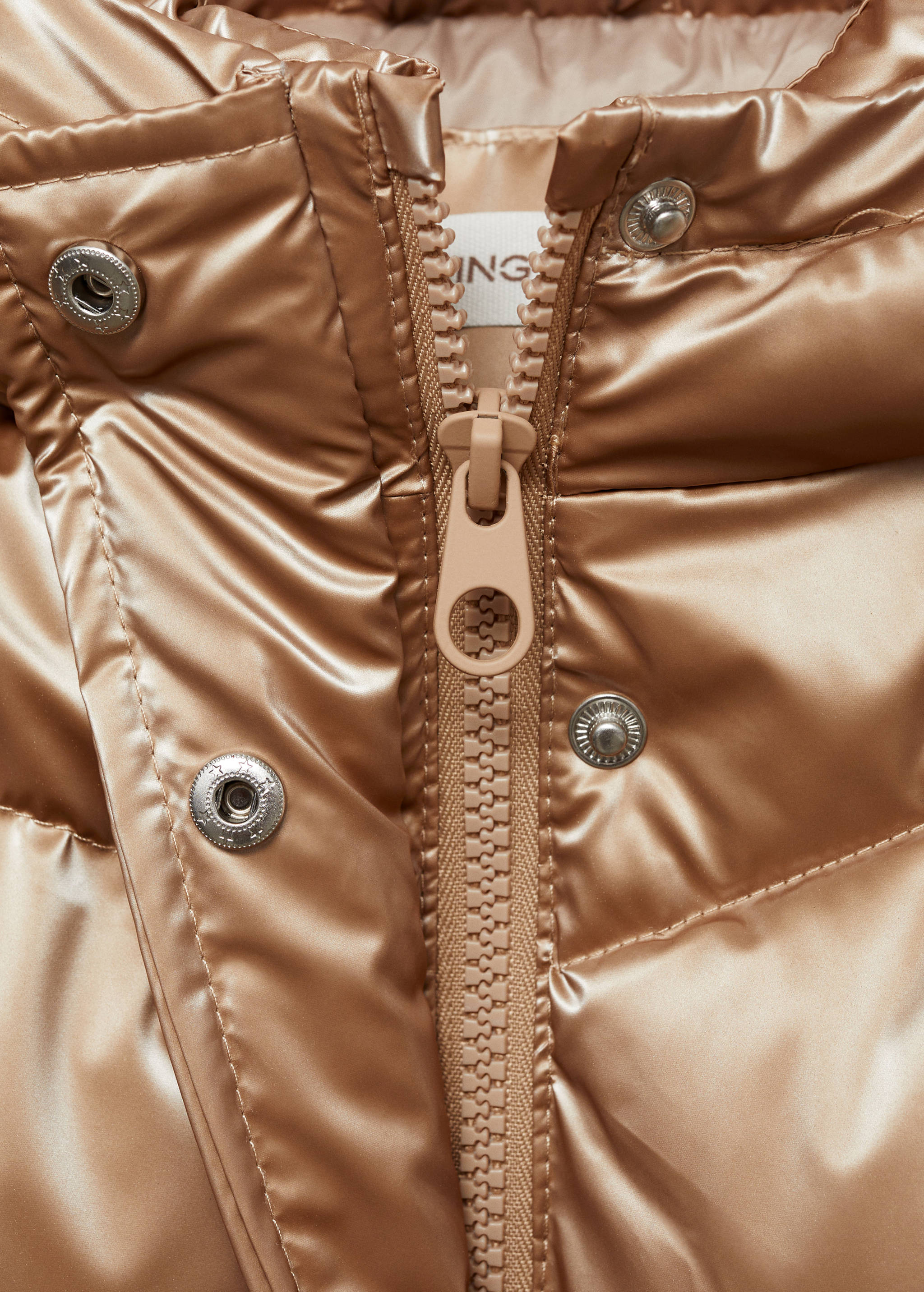 Prošívaný metalizovaný anorak - Detail zboží 8