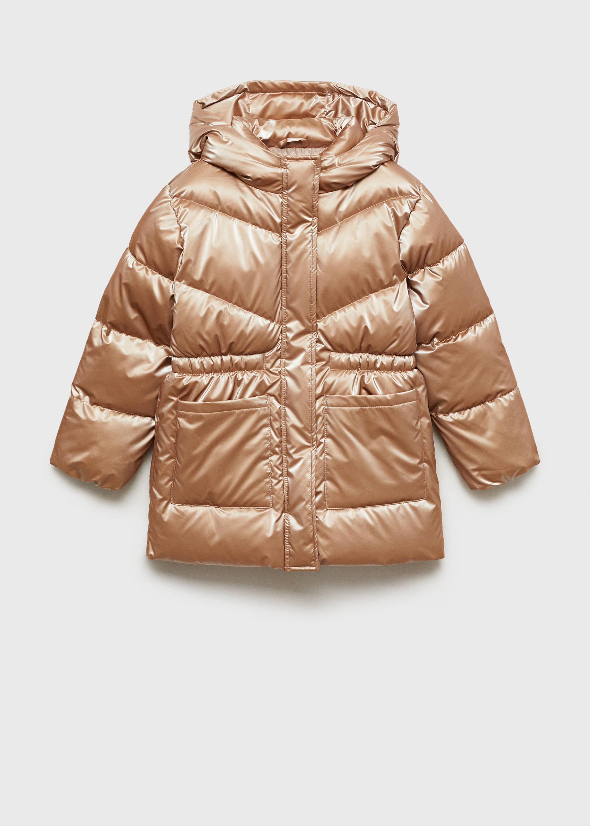 Steppanorak mit Metallic-Effekt - Artikel ohne Model, Kupfer. Ref: 77047919-00.