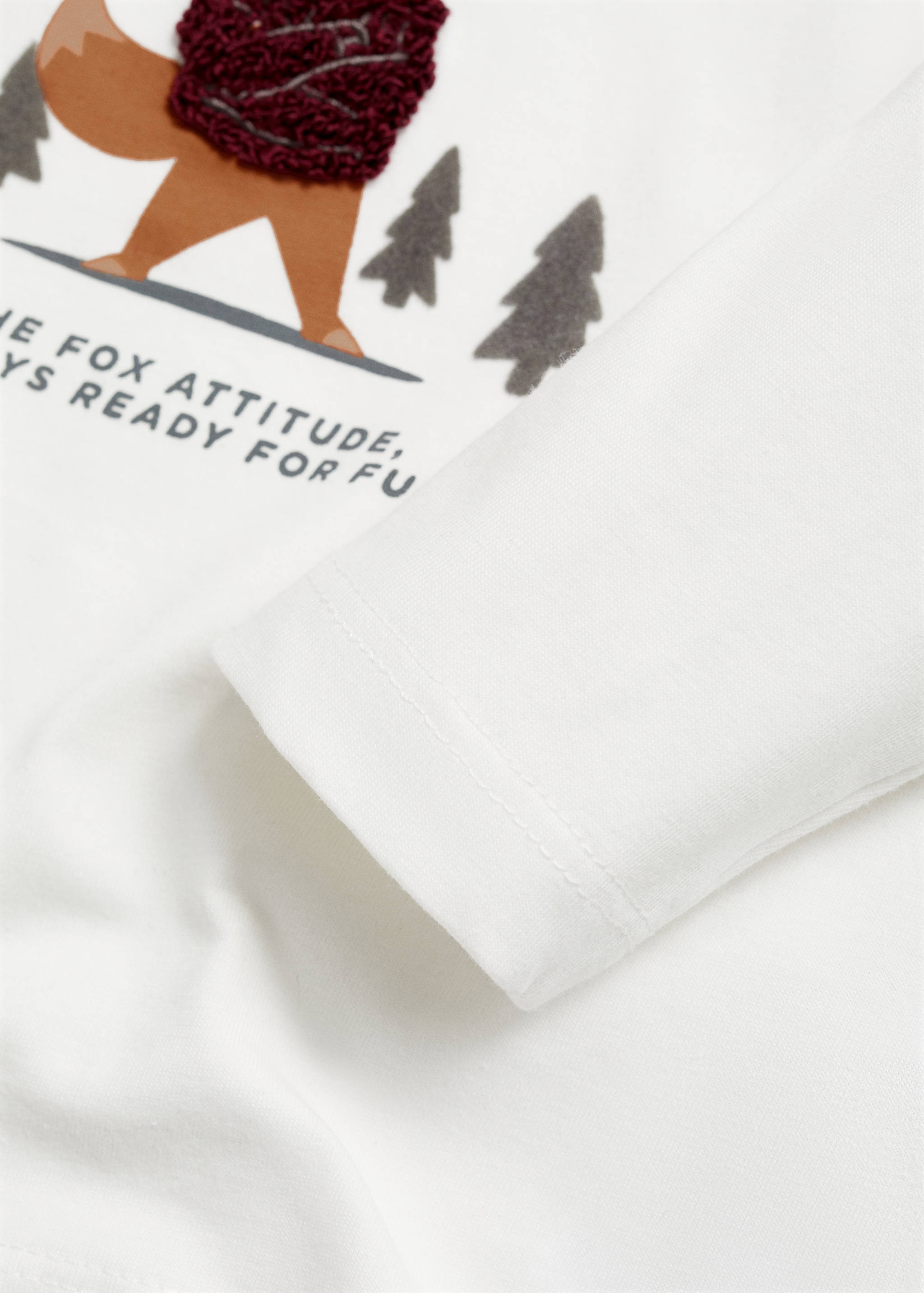 Camiseta algodón detalle bordado - Detalle del artículo 0