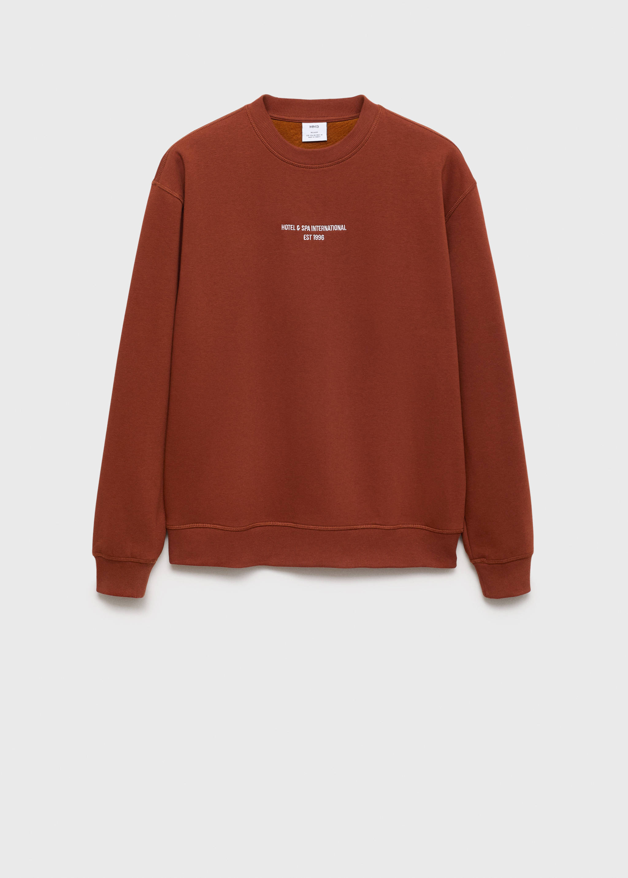 Relaxed-fit sweatshirt with text print - Article without model