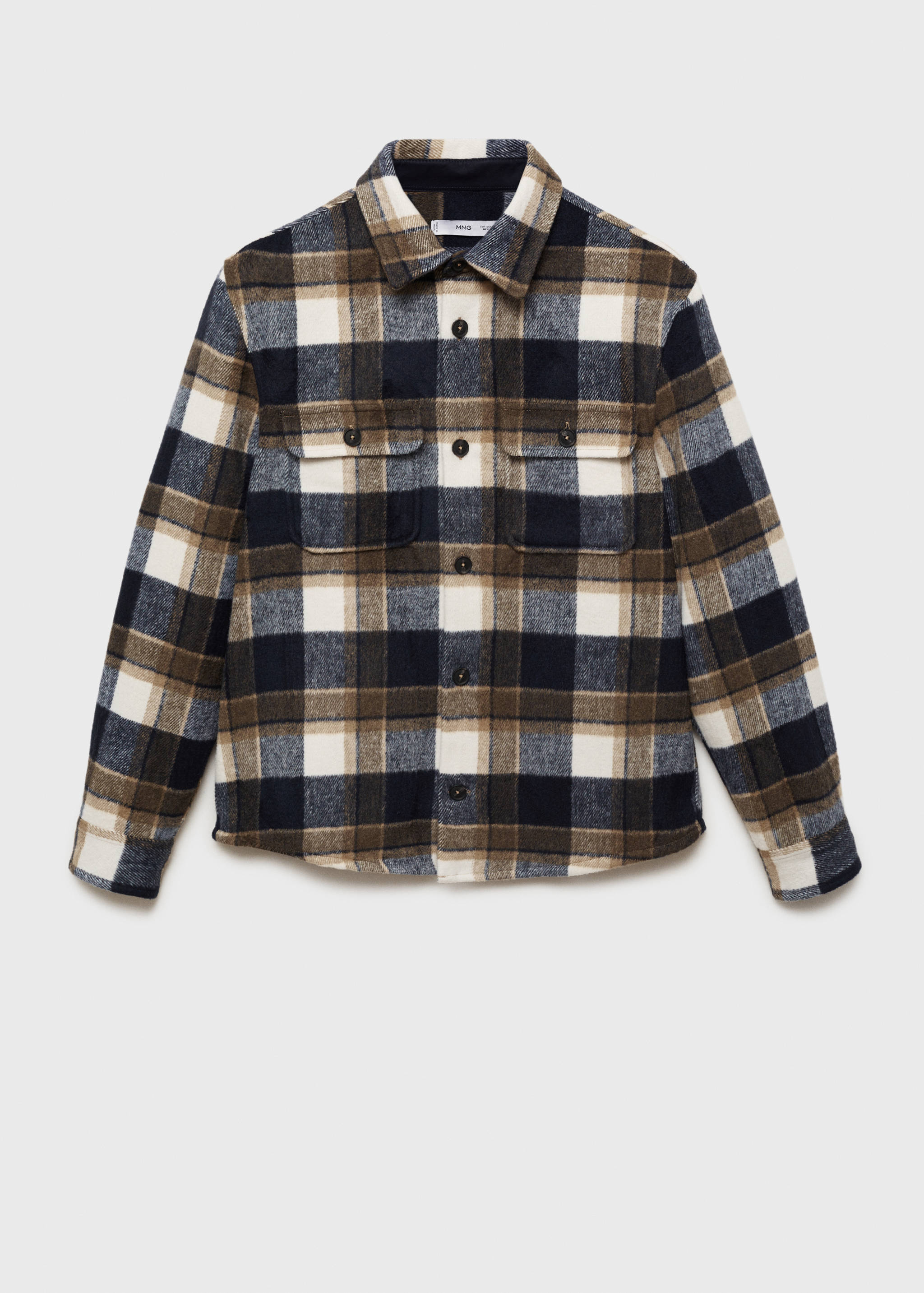 Koszula wierzchnia flanelowa w kratę - Artykuł bez modela/modelki
