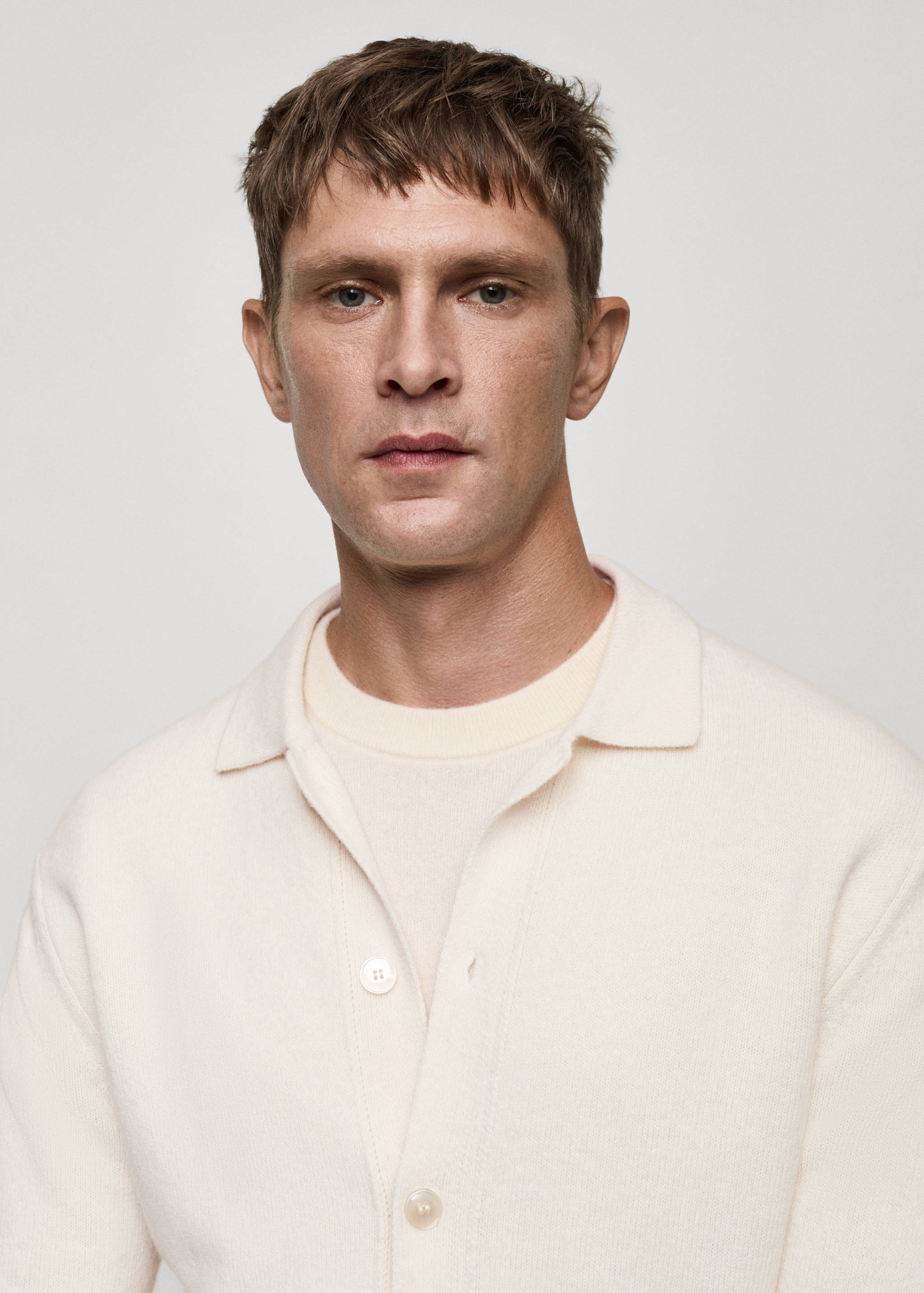 Woll-Cardigan mit Rippmuster - Detail des Artikels 1