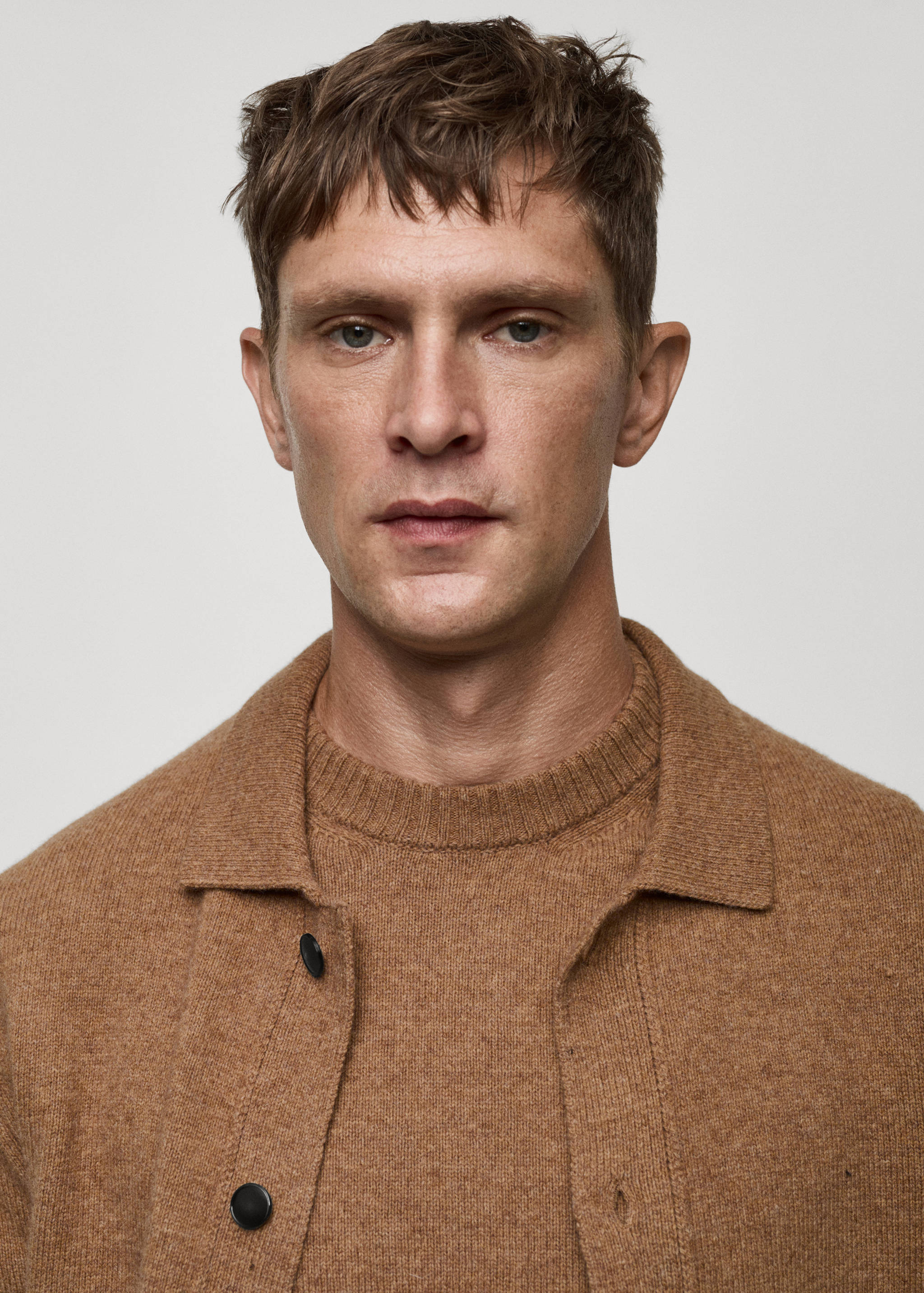 Woll-Cardigan mit Rippmuster - Detail des Artikels 1