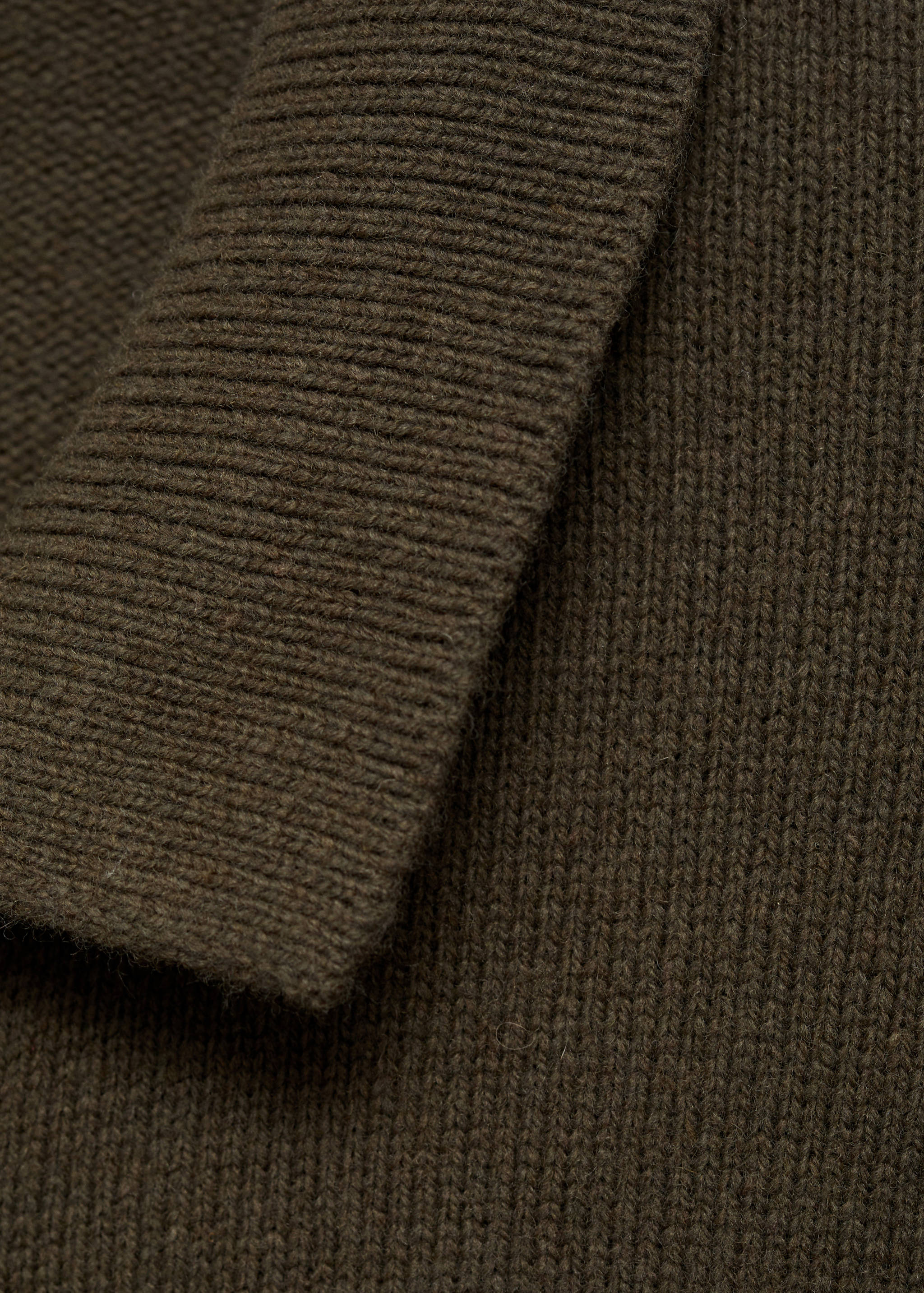 Woll-Cardigan mit Rippmuster - Detail des Artikels 8