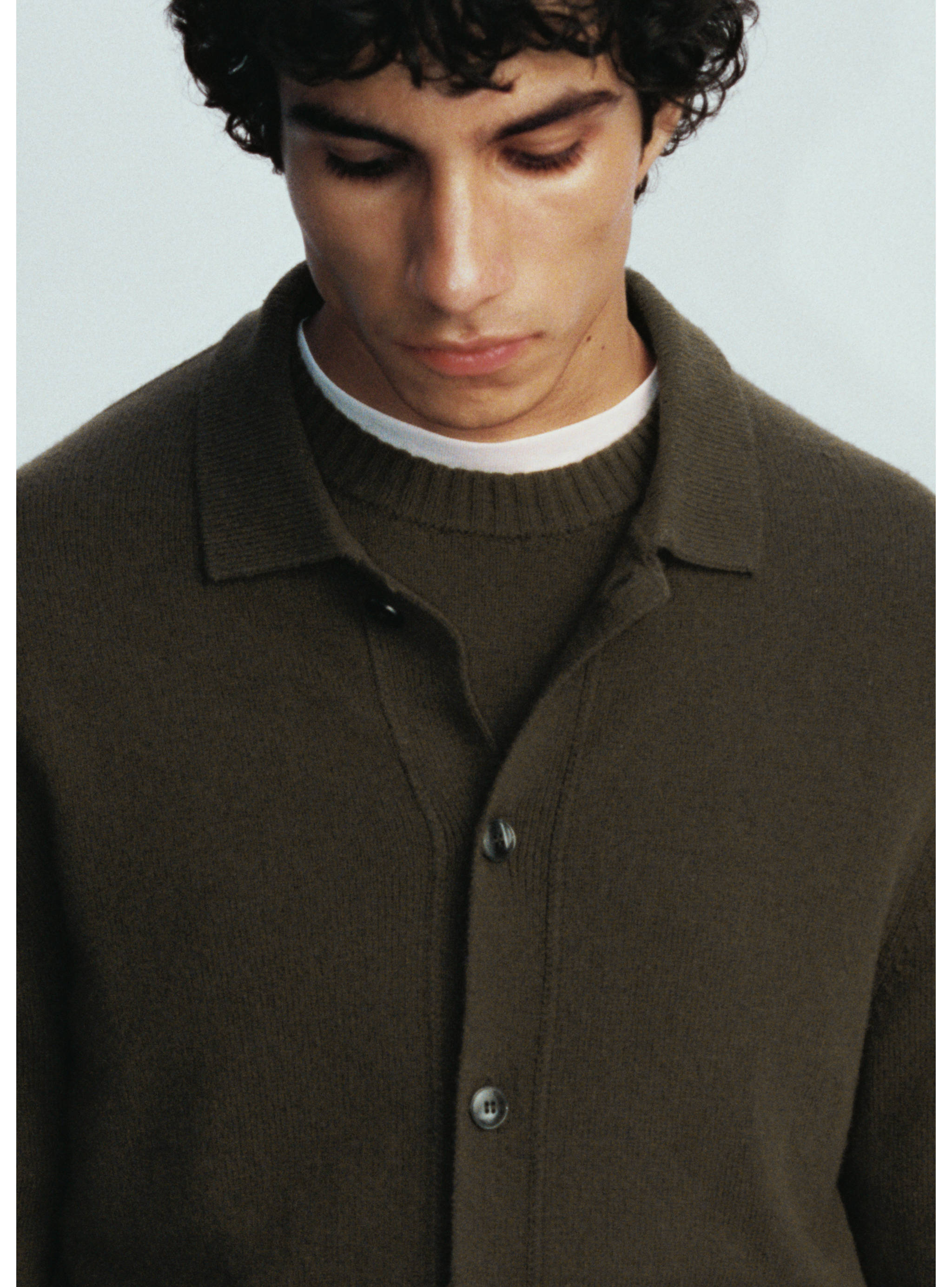 Woll-Cardigan mit Rippmuster - Detail des Artikels 3