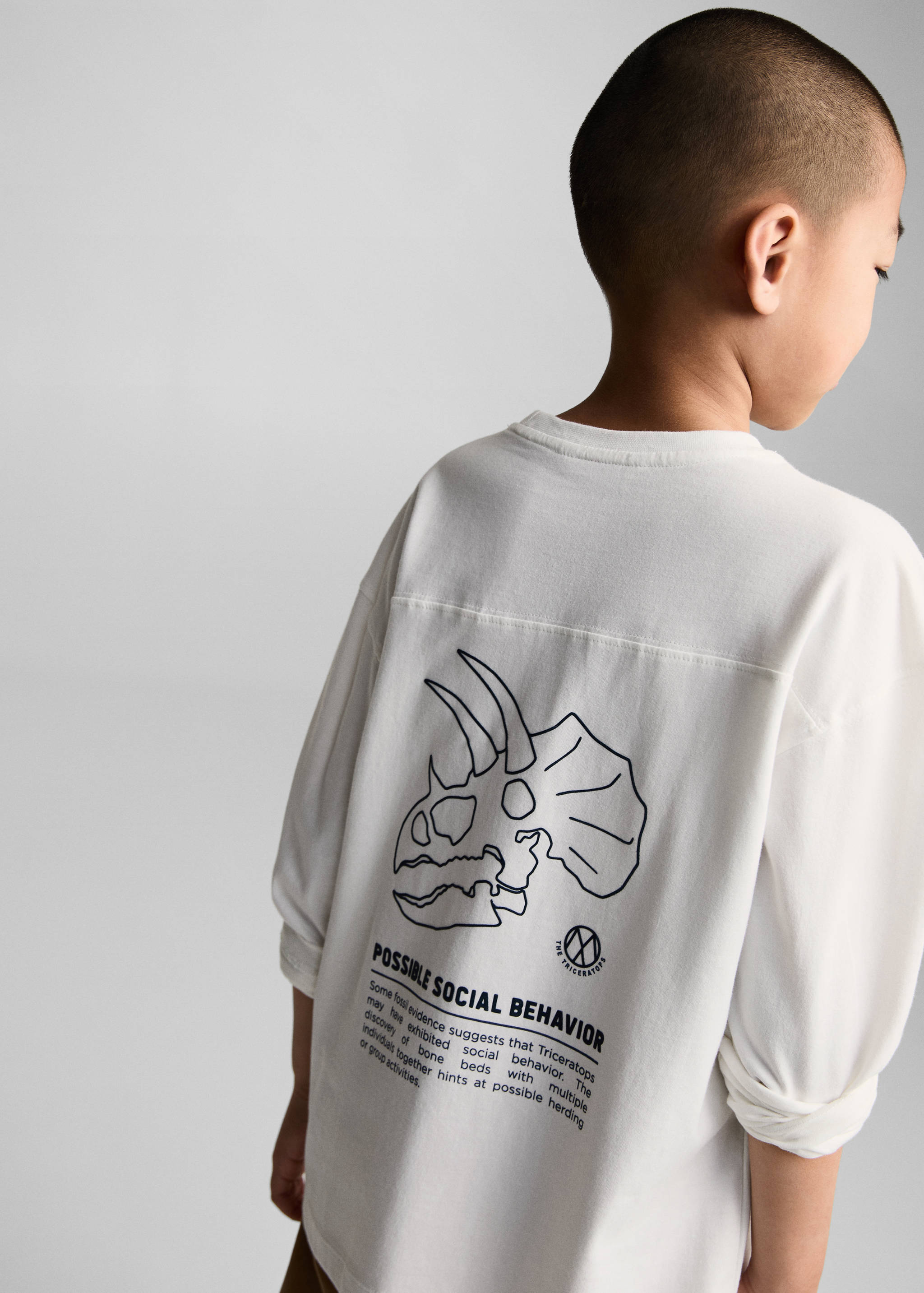 Bedrukt T-shirt met lange mouwen - Detail van het artikel 6