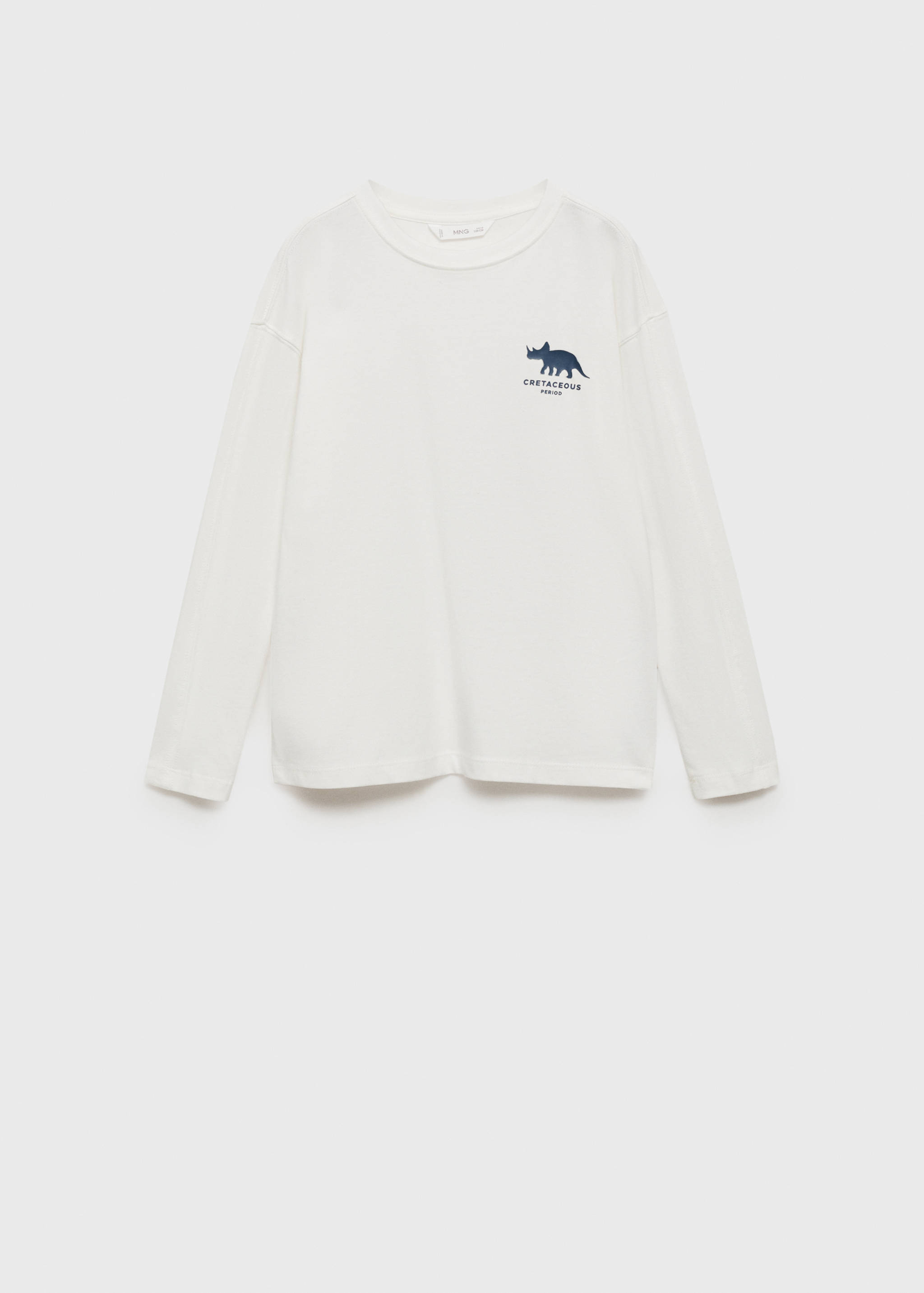 Bedrukt T-shirt met lange mouwen - Artikel zonder model