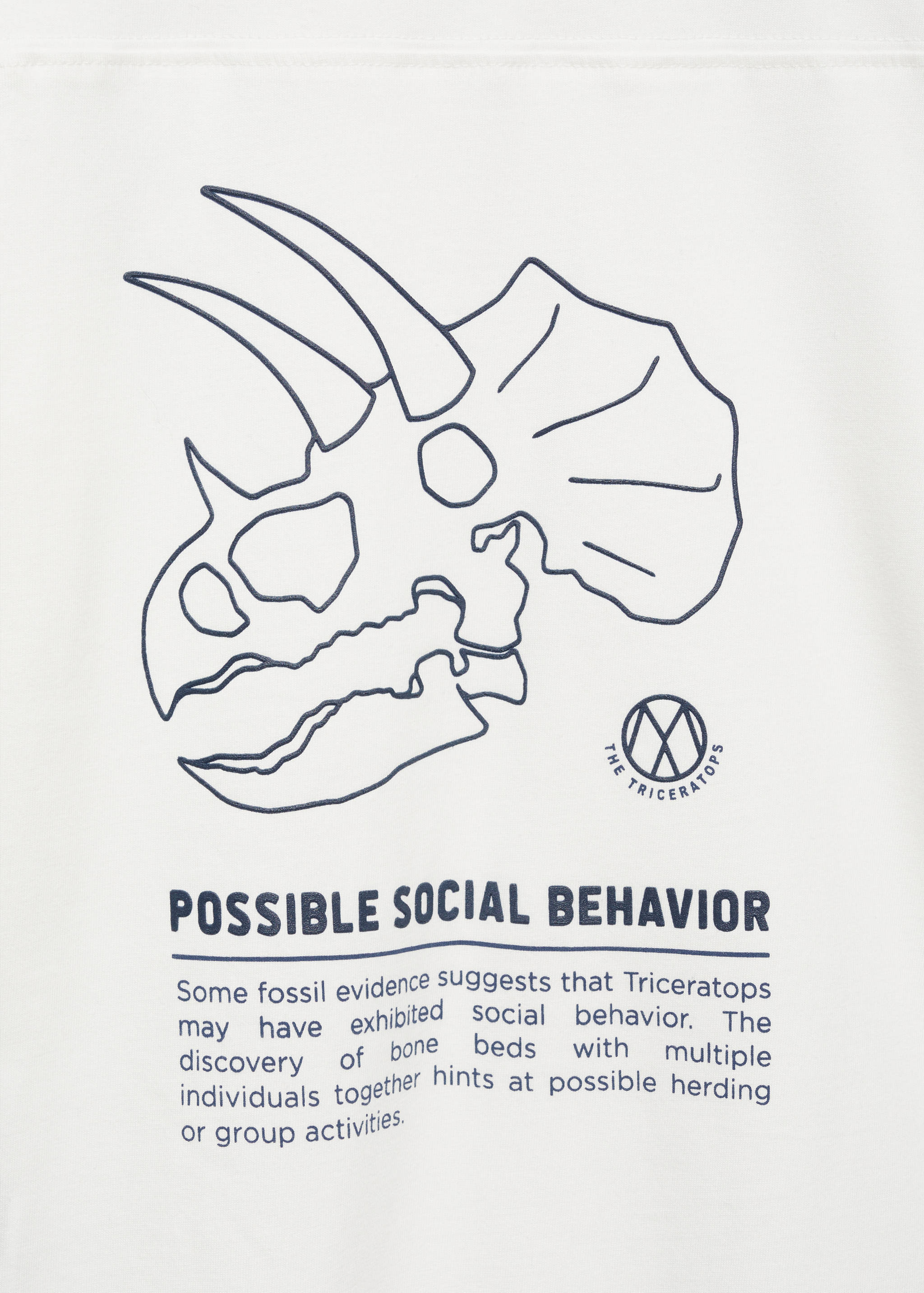 Bedrukt T-shirt met lange mouwen - Detail van het artikel 0