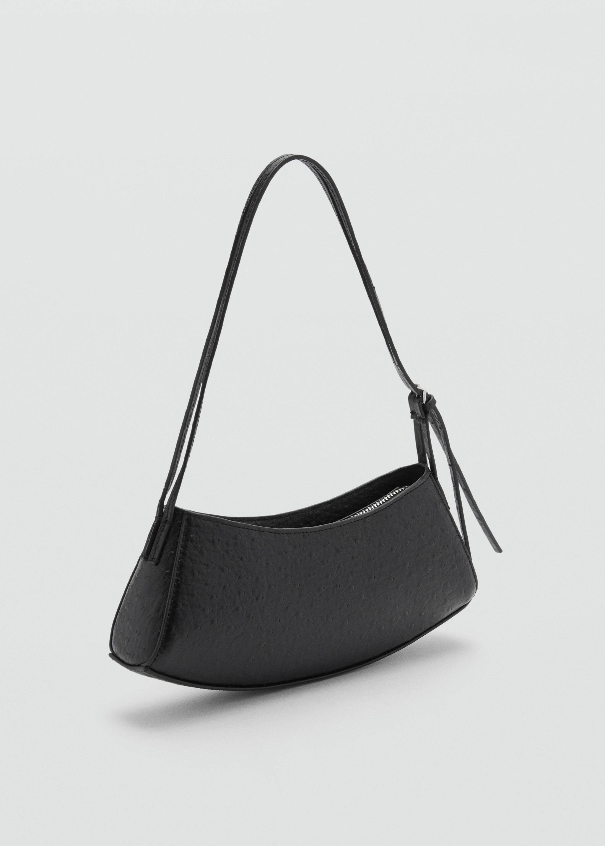 Oval textured bag - Medium plane