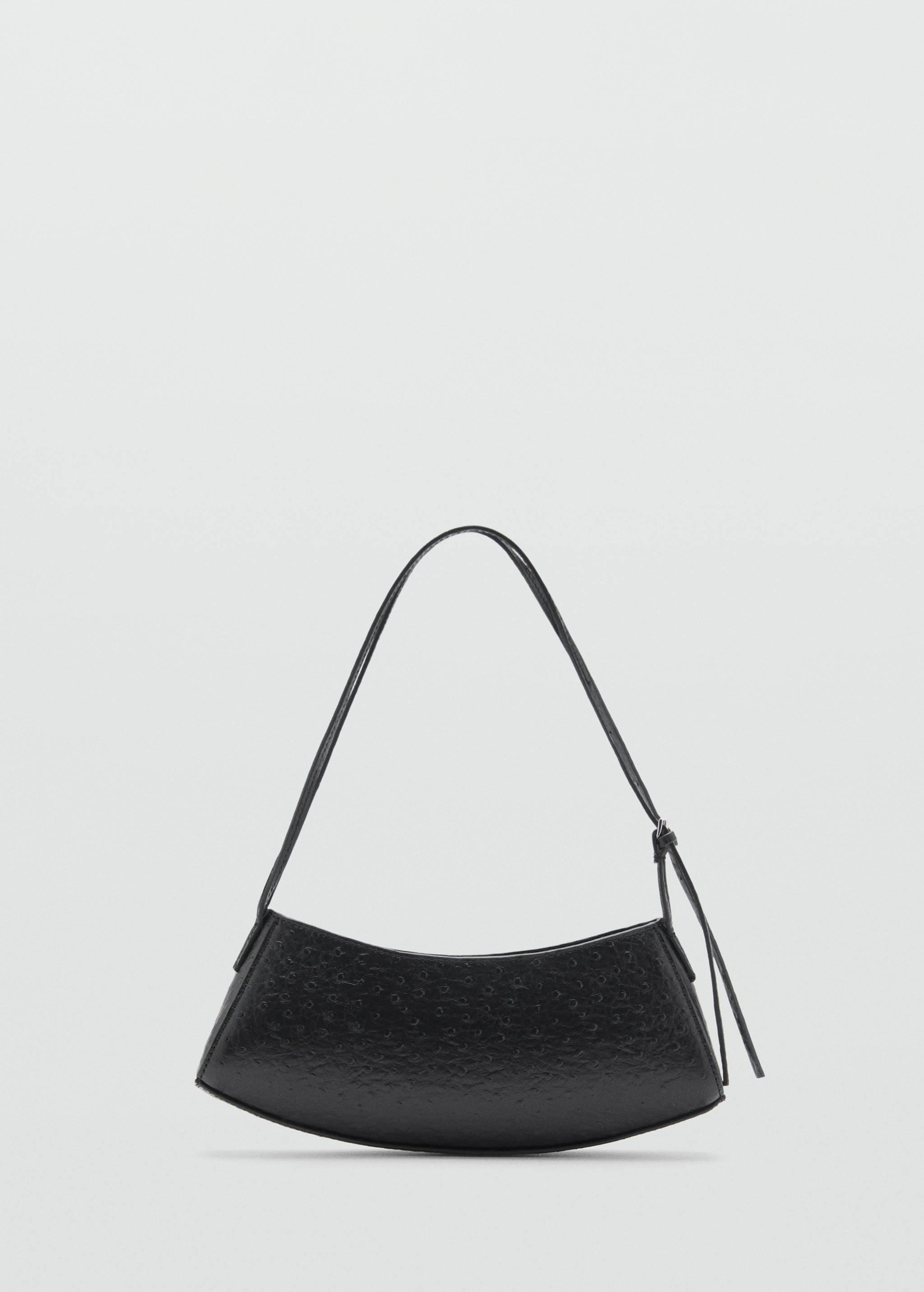 Ovalförmige Tasche mit Struktur - Artikel ohne Model