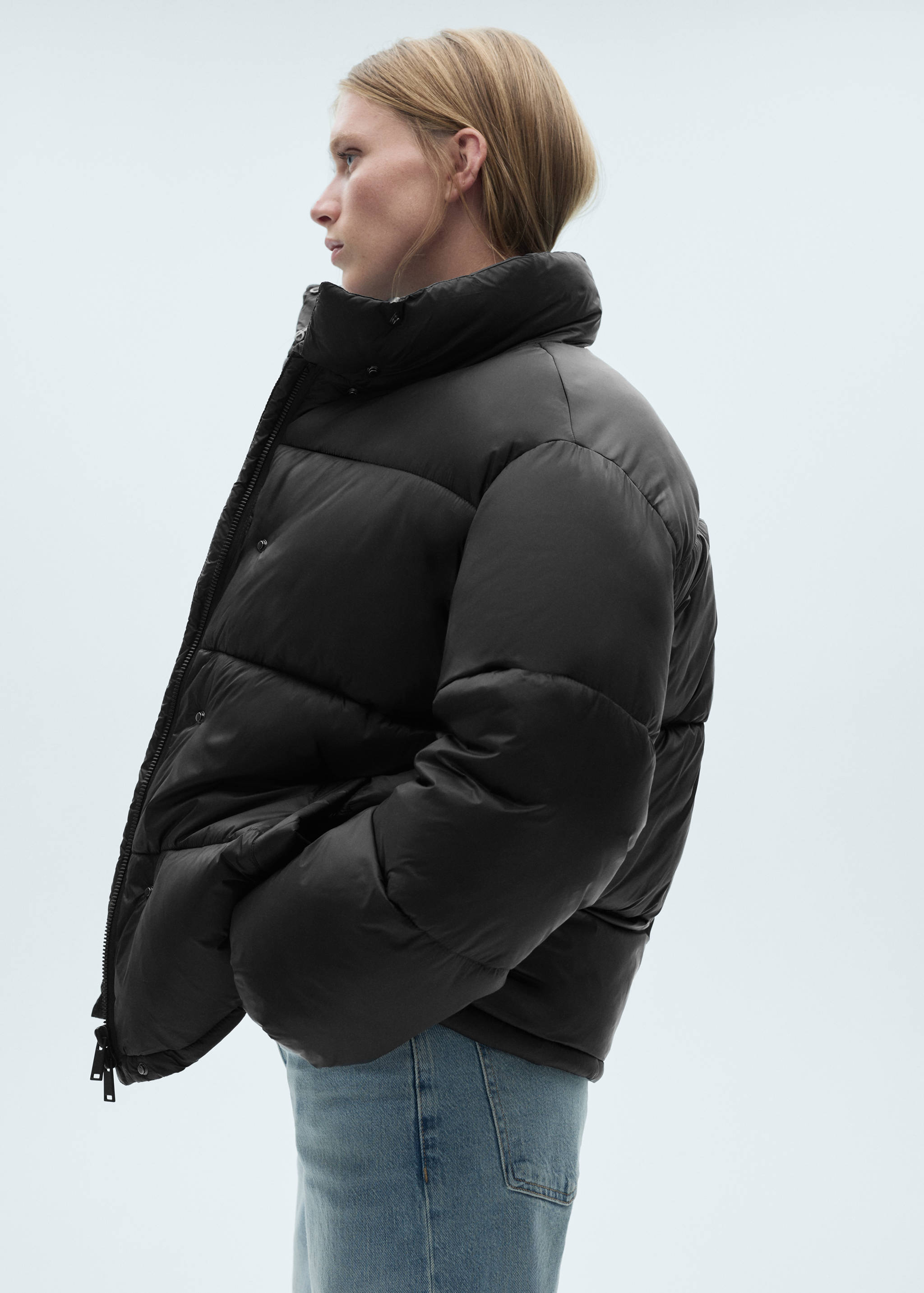 Short puffer anorak - Details of the article 2
