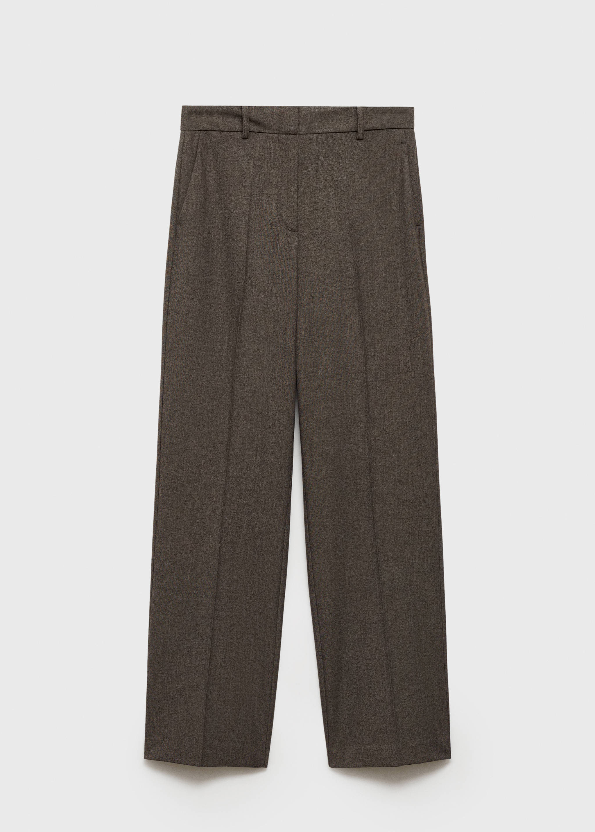 Flowy straight-fit trousers - Article without model