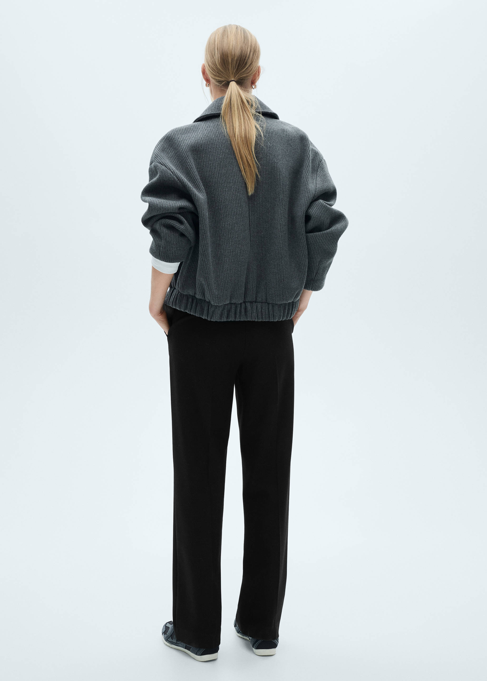 Flowy straight-fit byxor - Artikelns baksida