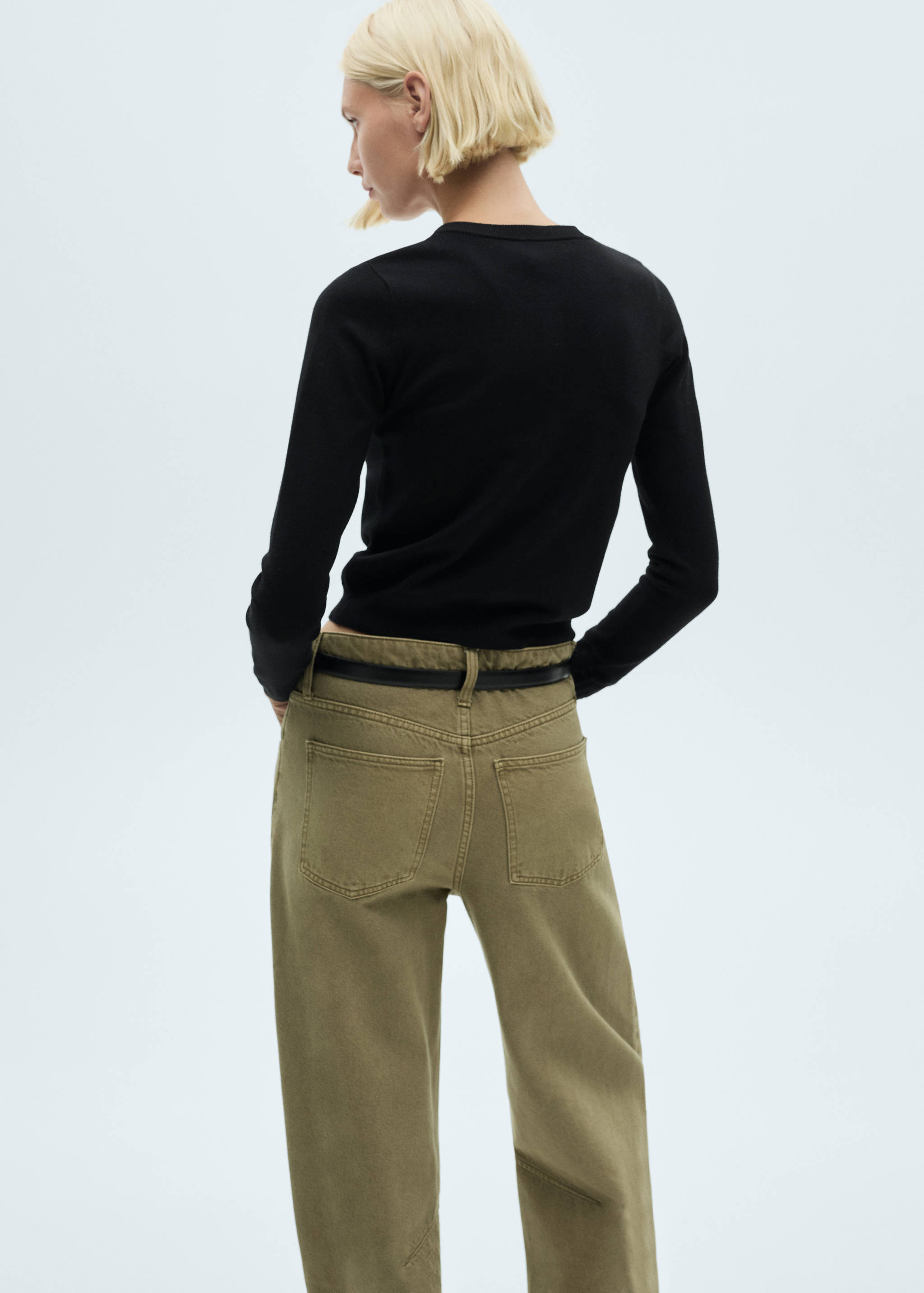 Cárdigan punto fino - Reverso del artículo