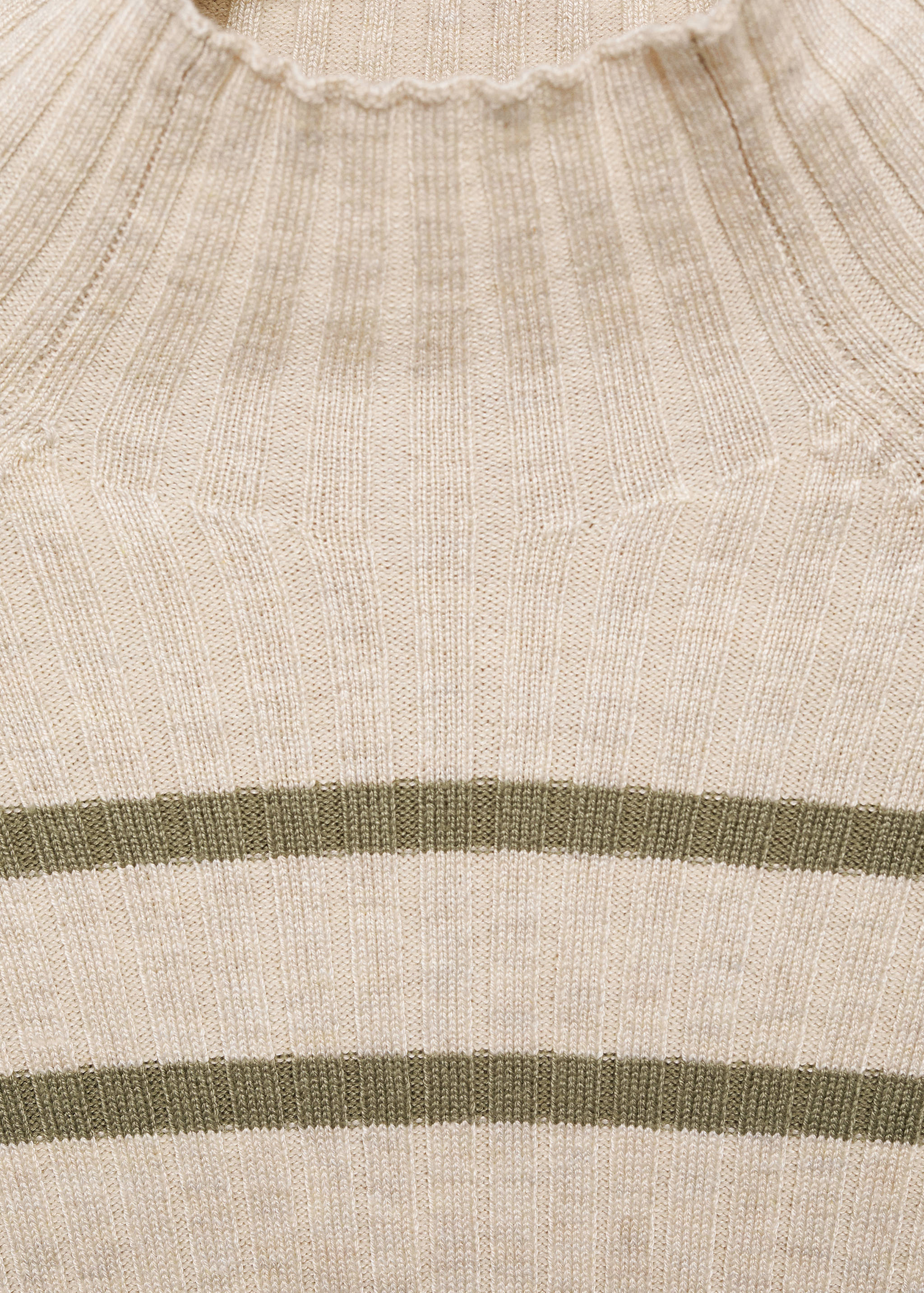 Turtleneck ribbed sweater - Details of the article 8