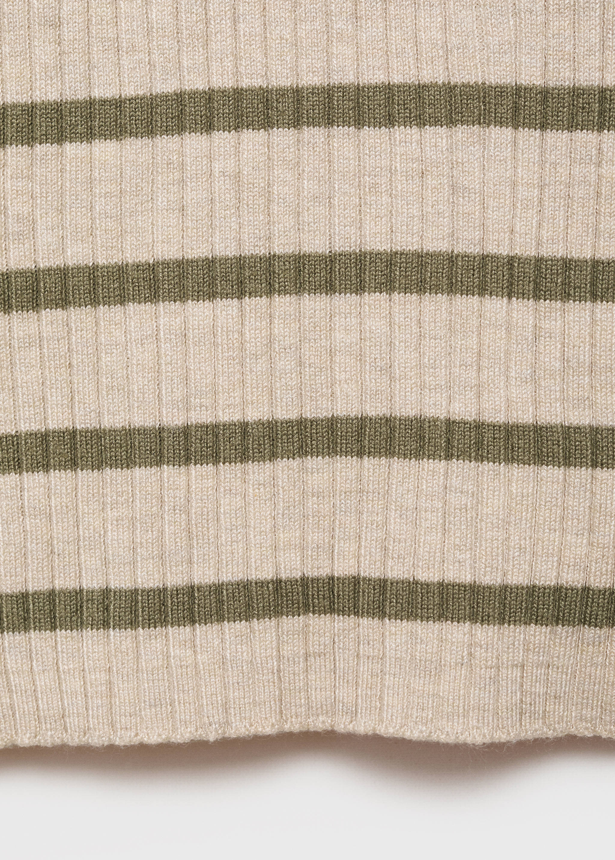 Turtleneck ribbed sweater - Details of the article 0