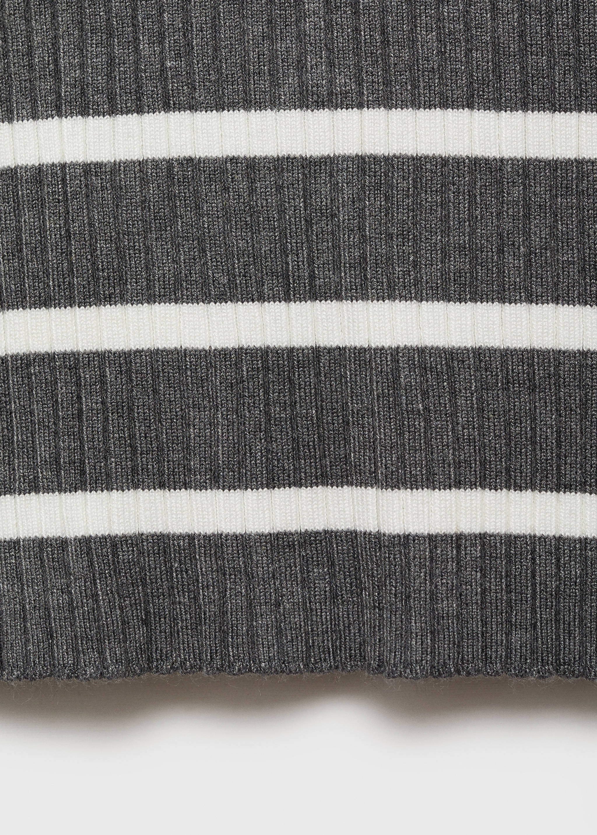 Turtleneck ribbed sweater - Details of the article 0