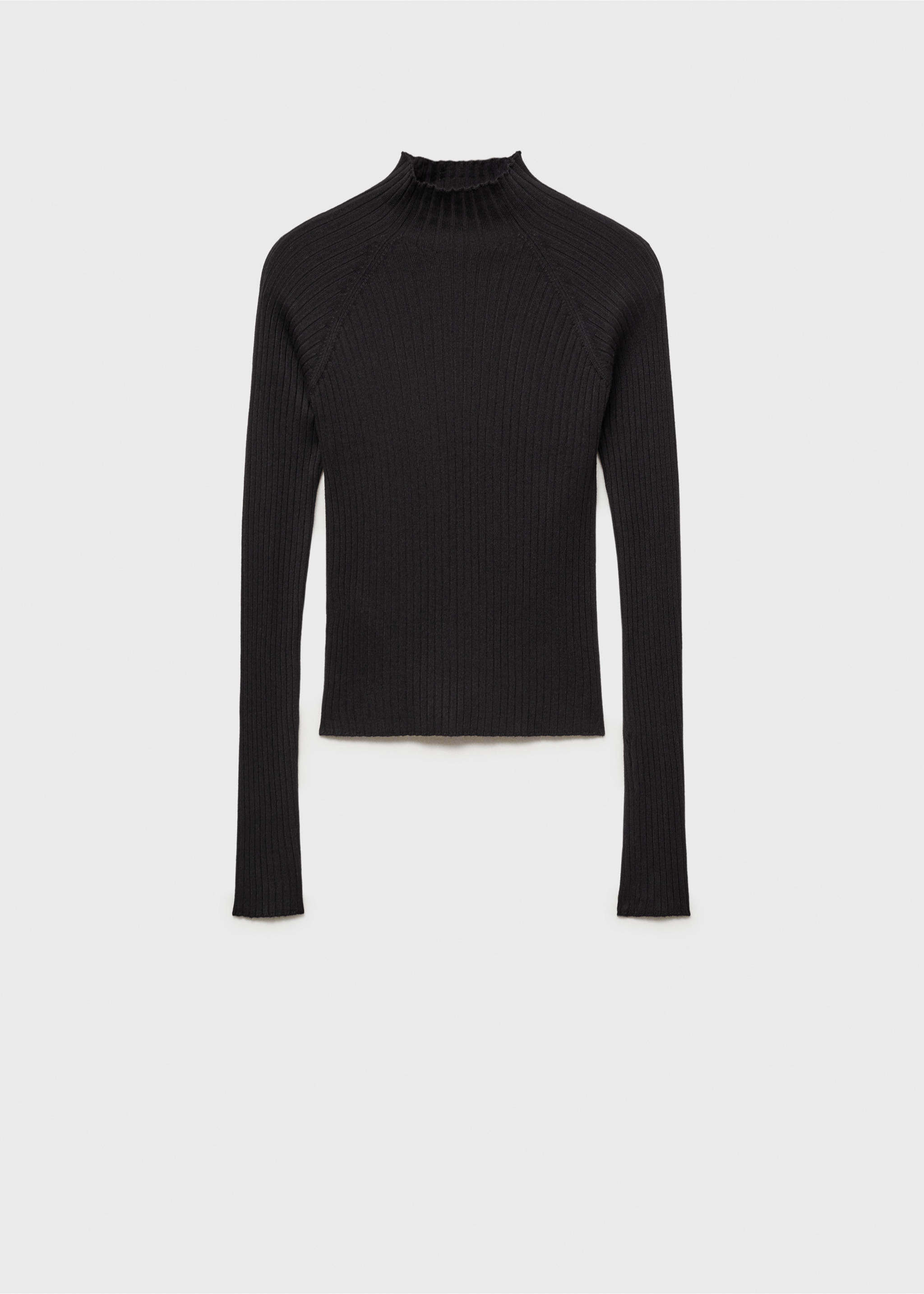 Sweter w paski z golfem - Artykuł bez modela/modelki, Czarny. Ref: 77048273-00.