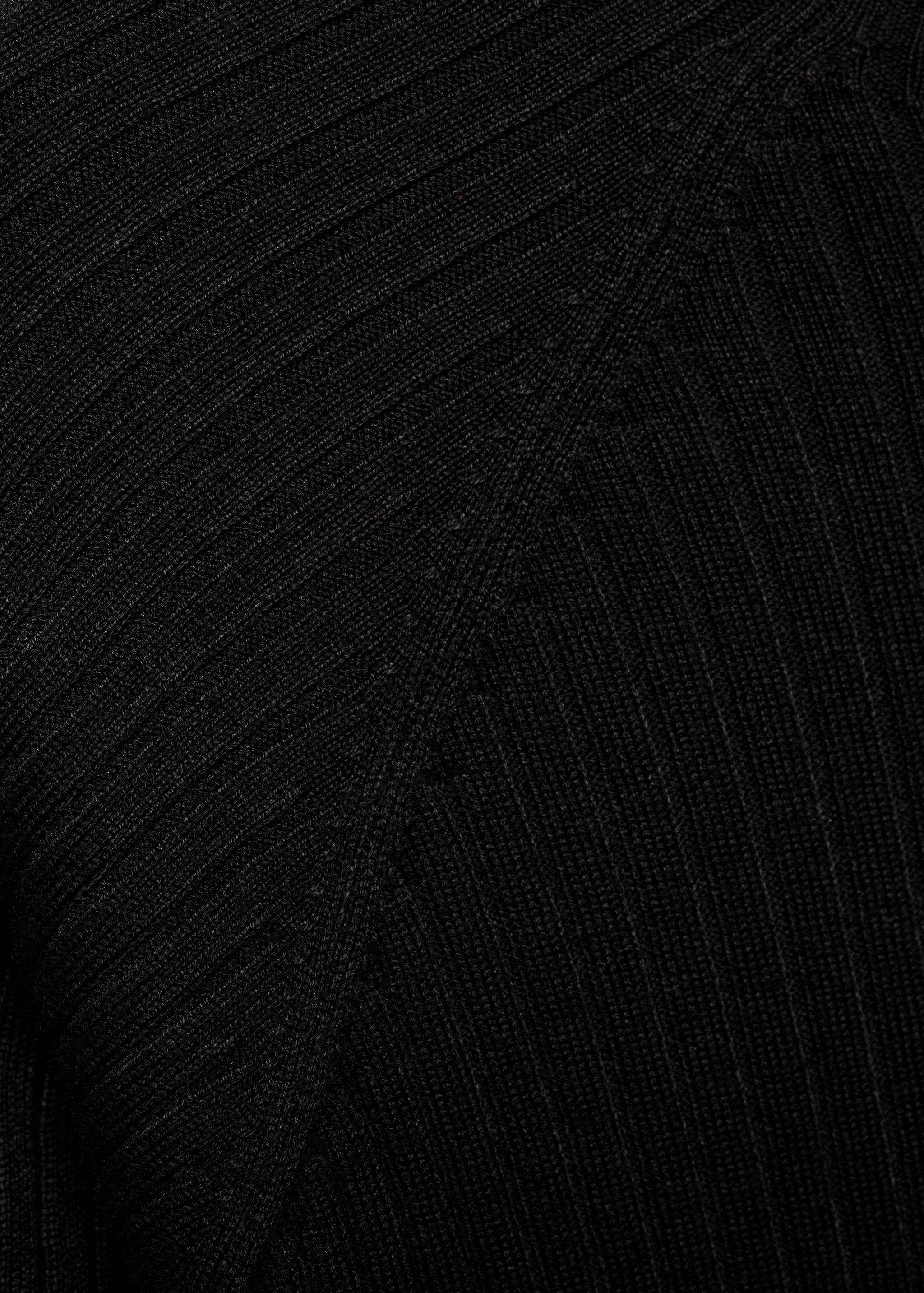 Turtleneck ribbed sweater - Details of the article 0