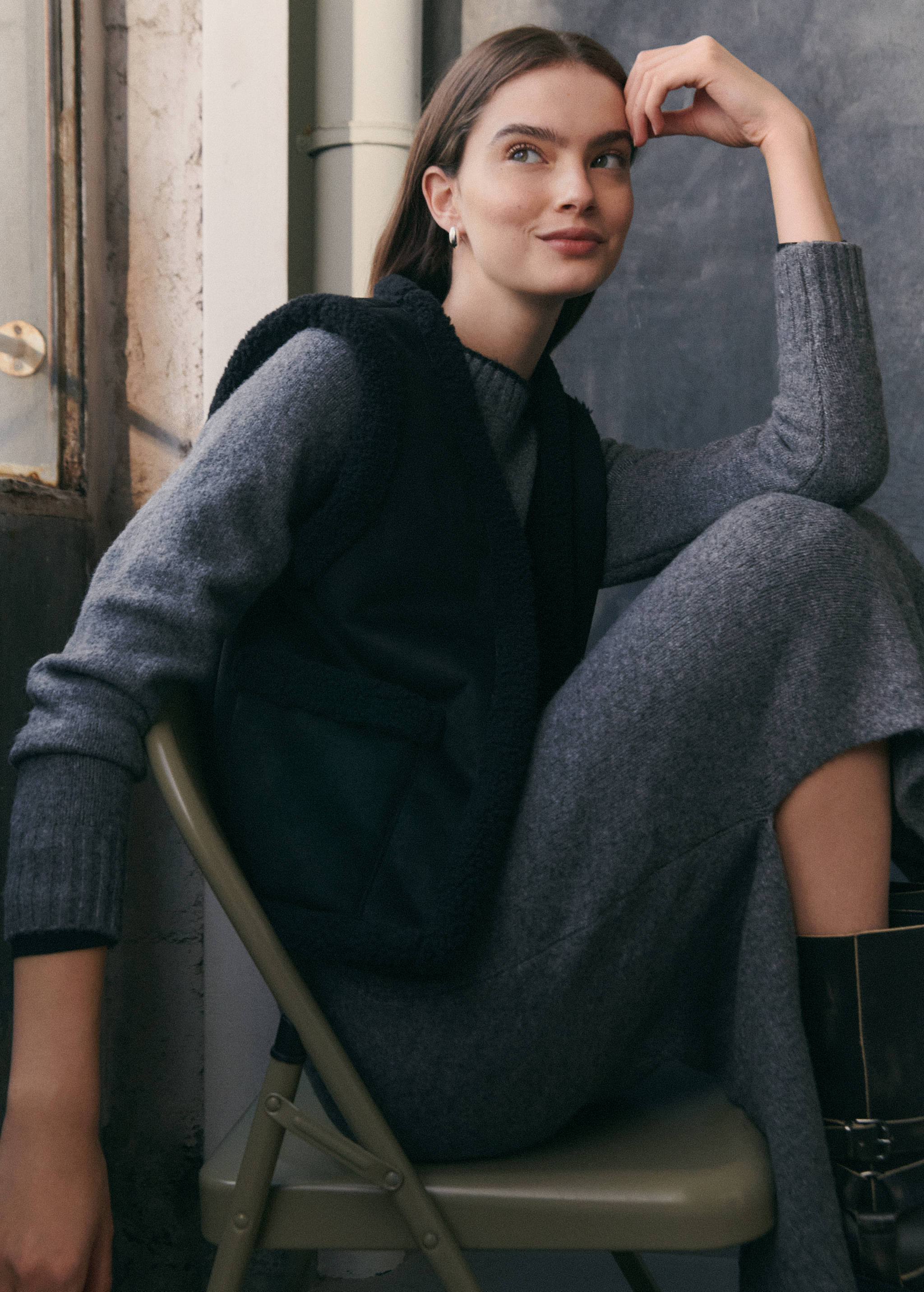 Kombinált báránybőr mellény - A termék adatai 5