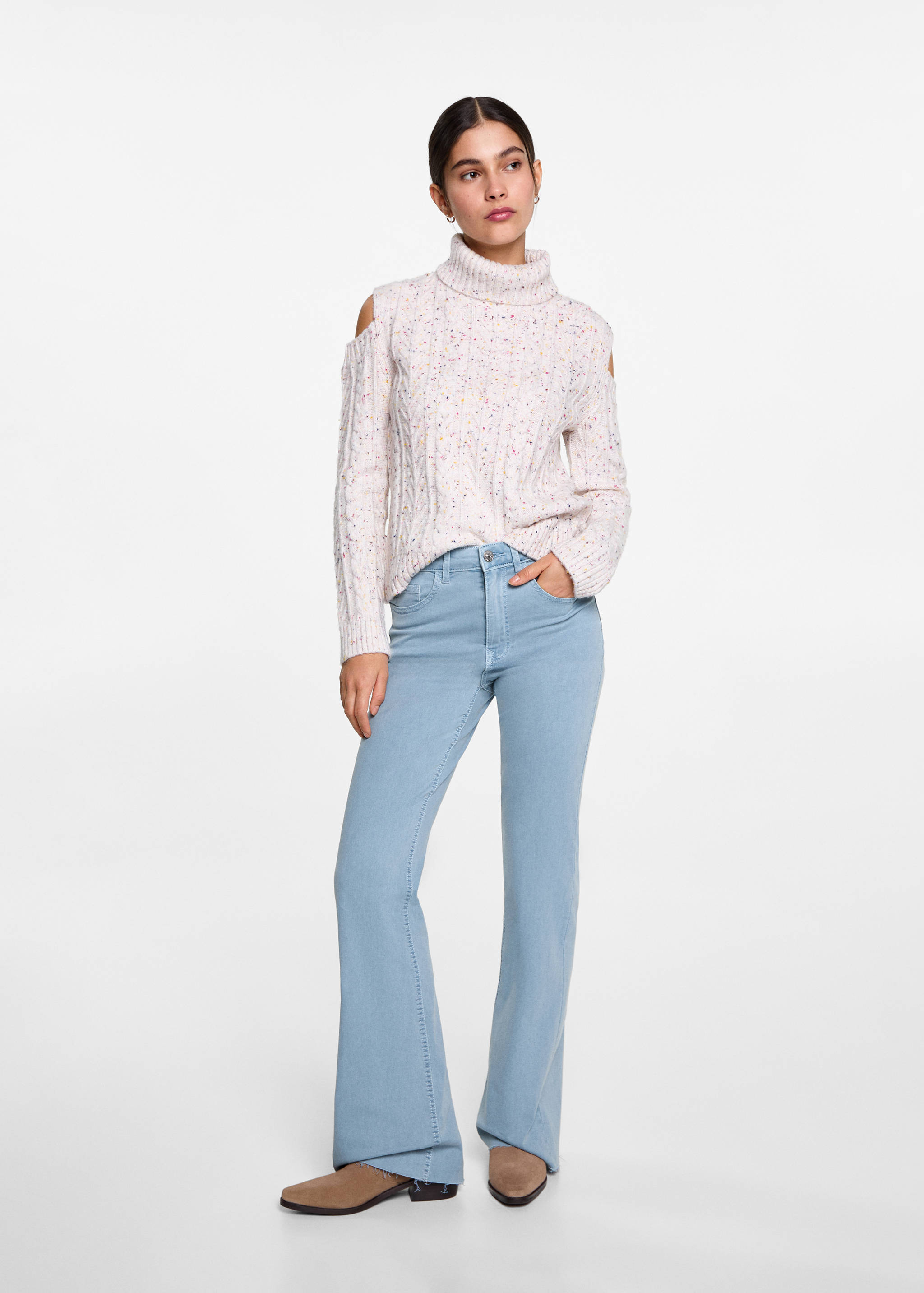 Pantalons flare - Pla general