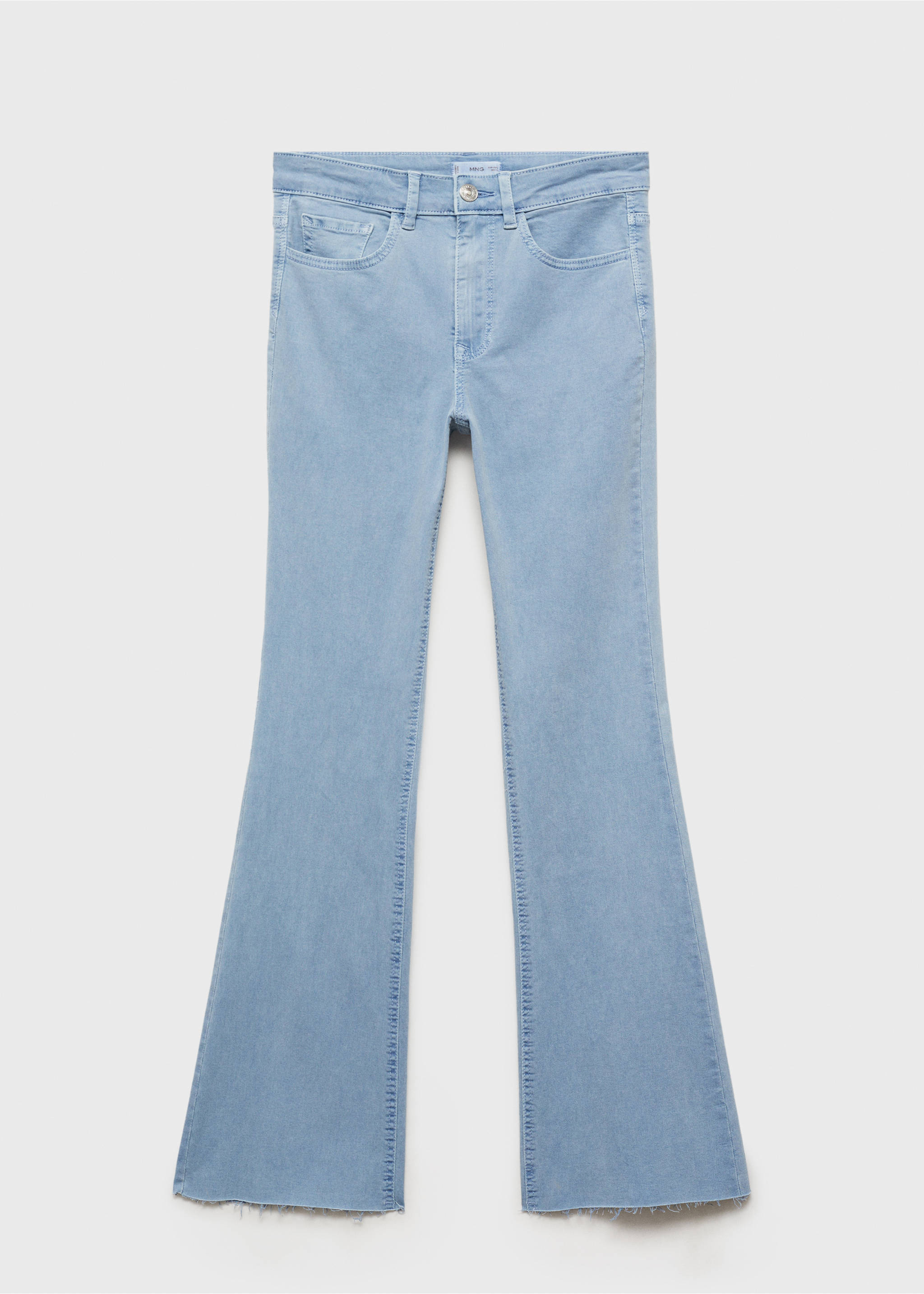 Ausgestellte Hose - Artikel ohne Model, Porzellanblau. Ref: 77048280-00.