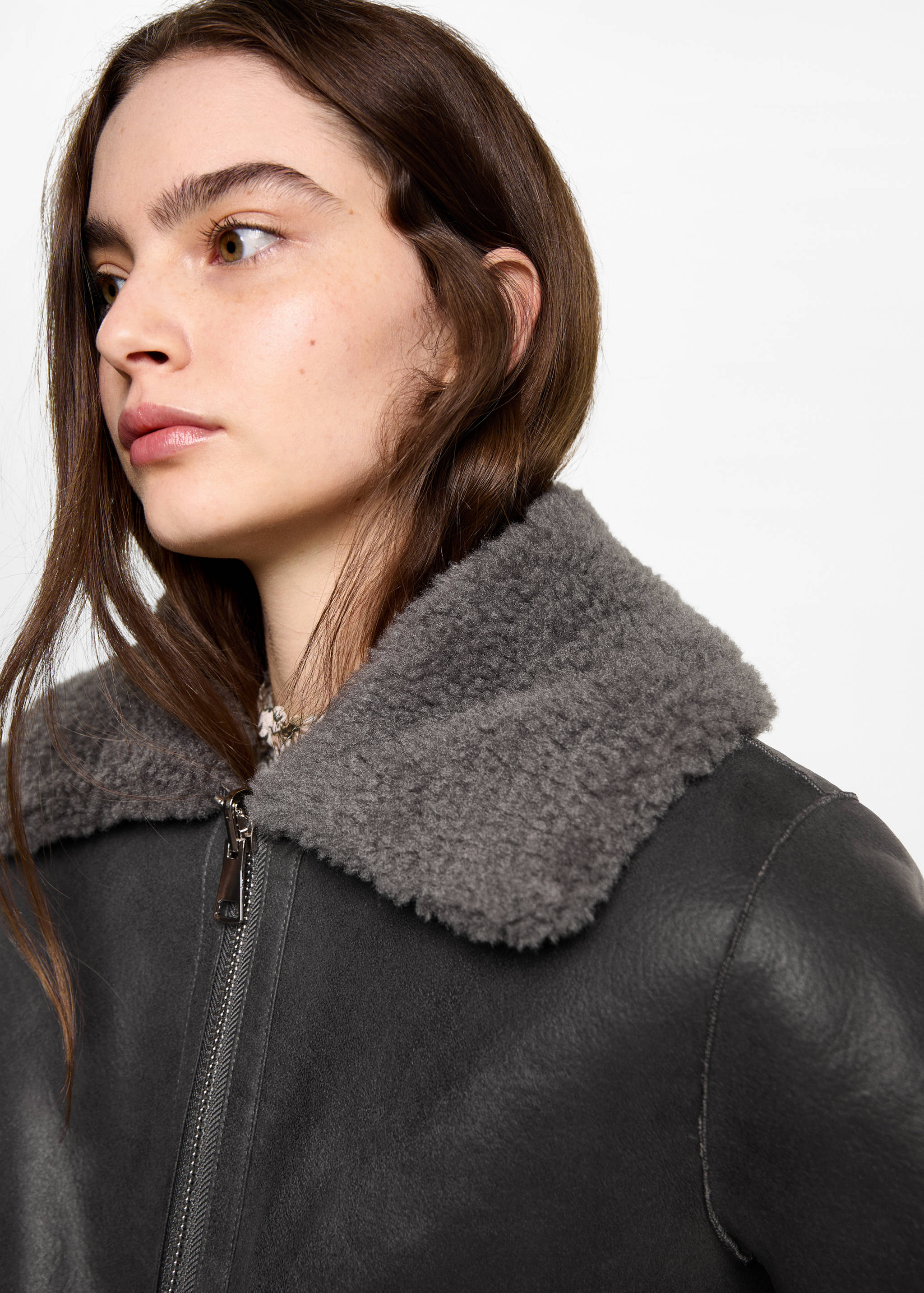 Jacke mit Futter in Lammfelloptik - Detail des Artikels 1