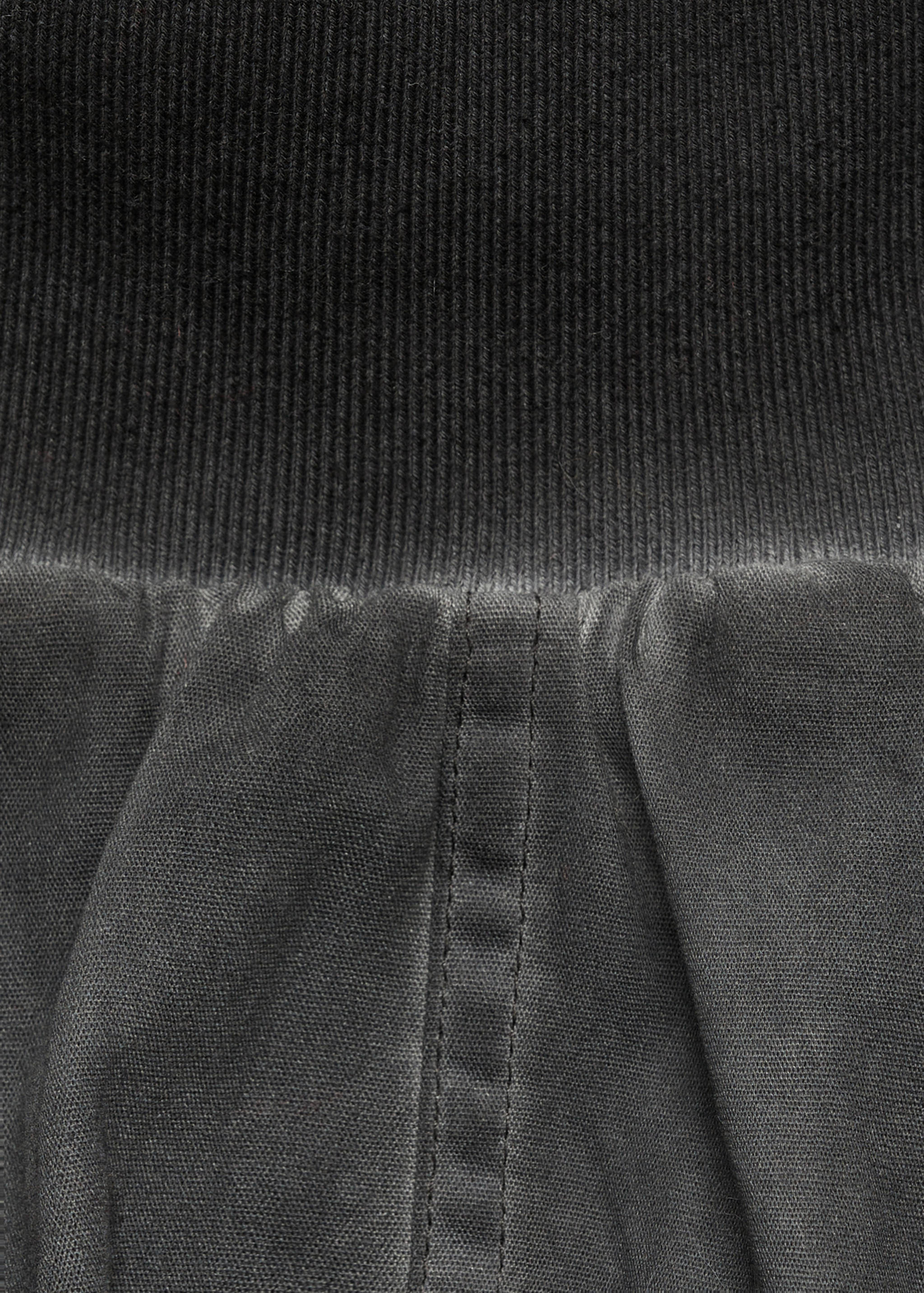 Washed-effect balloon mini-skirt - Details of the article 8