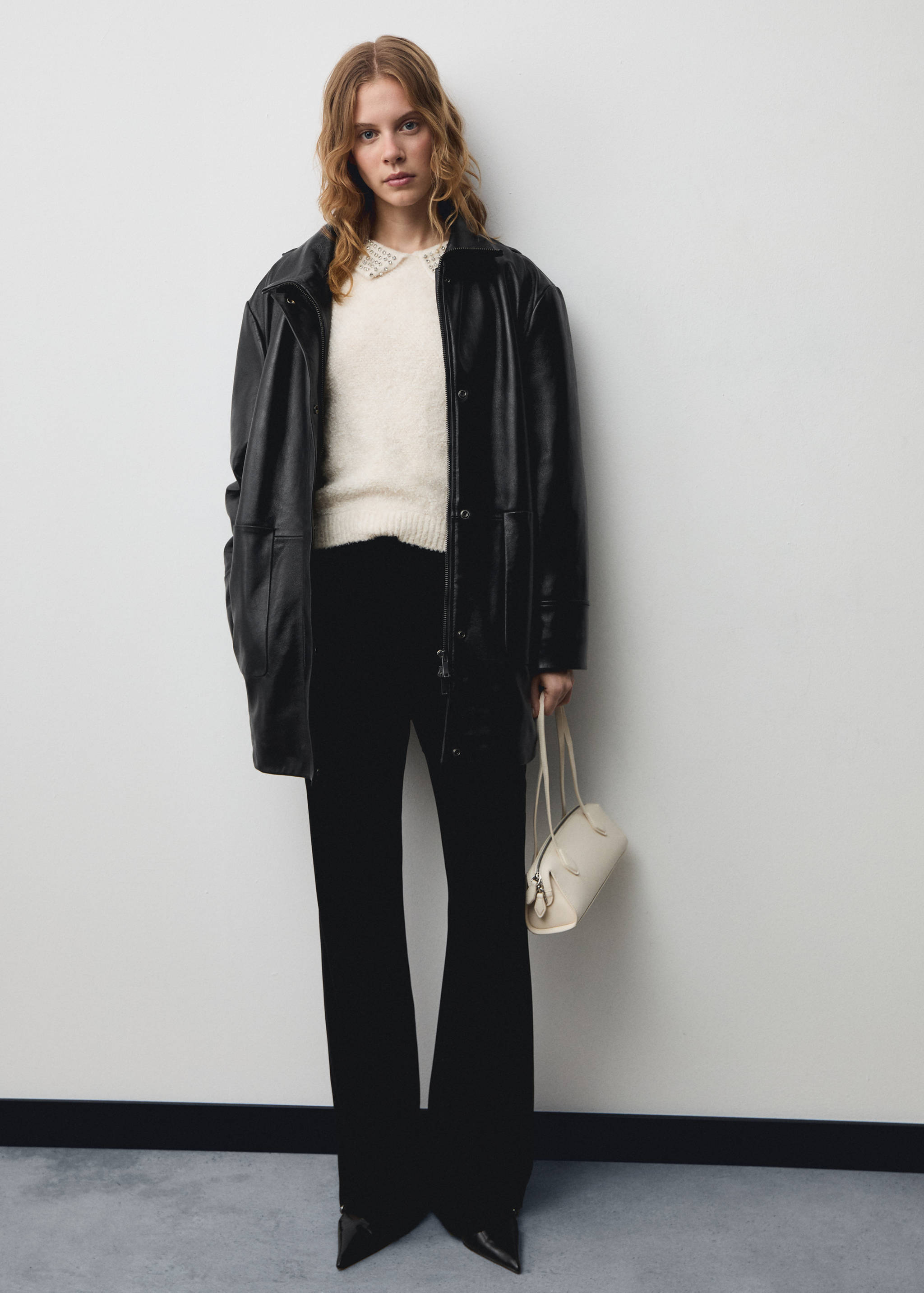 Jersey cuello polo strass - Plano general