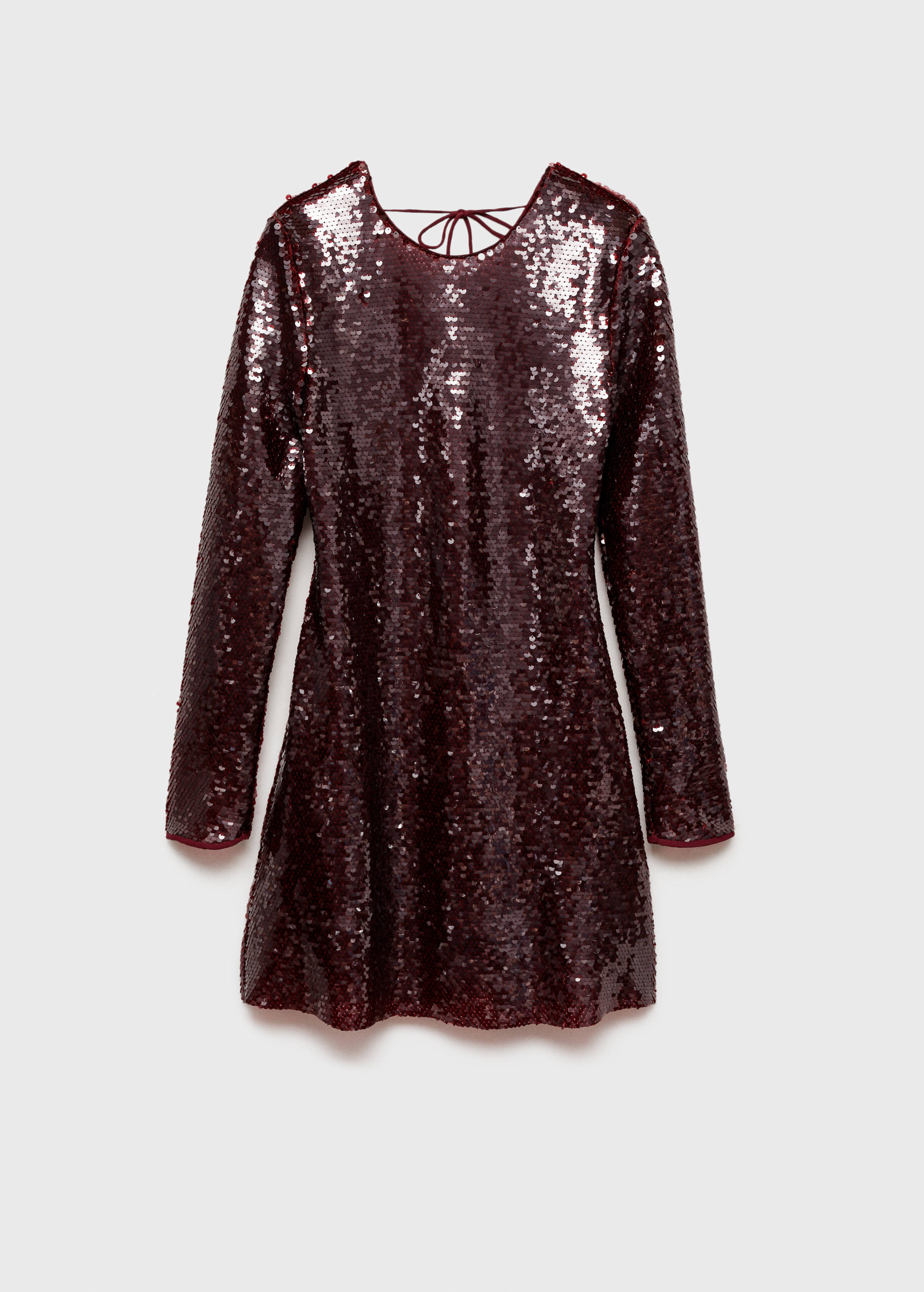 Robe sequins décolletée dans le dos - Article sans modèle