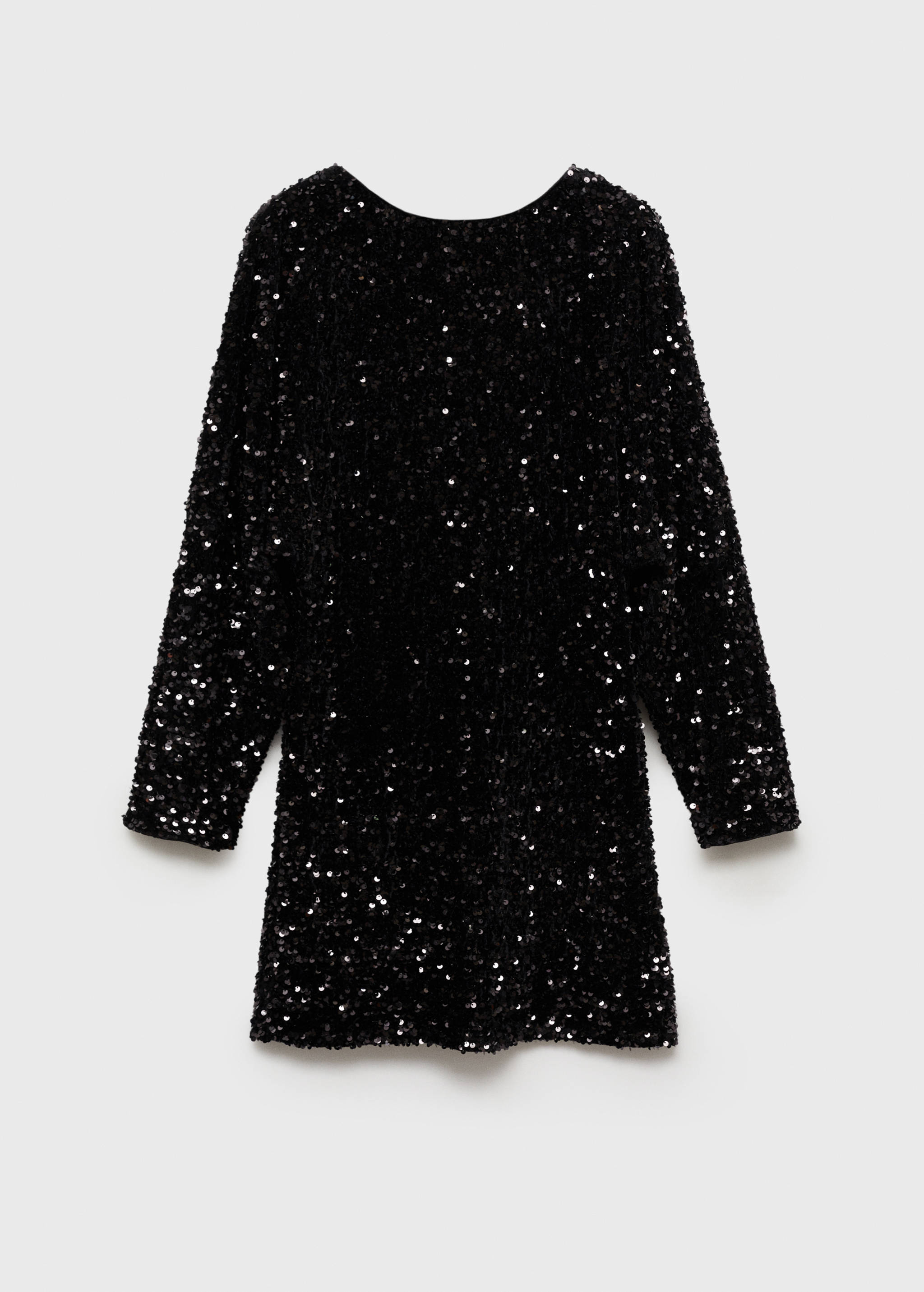 Robe paillettes manches bouffantes - Article sans modèle