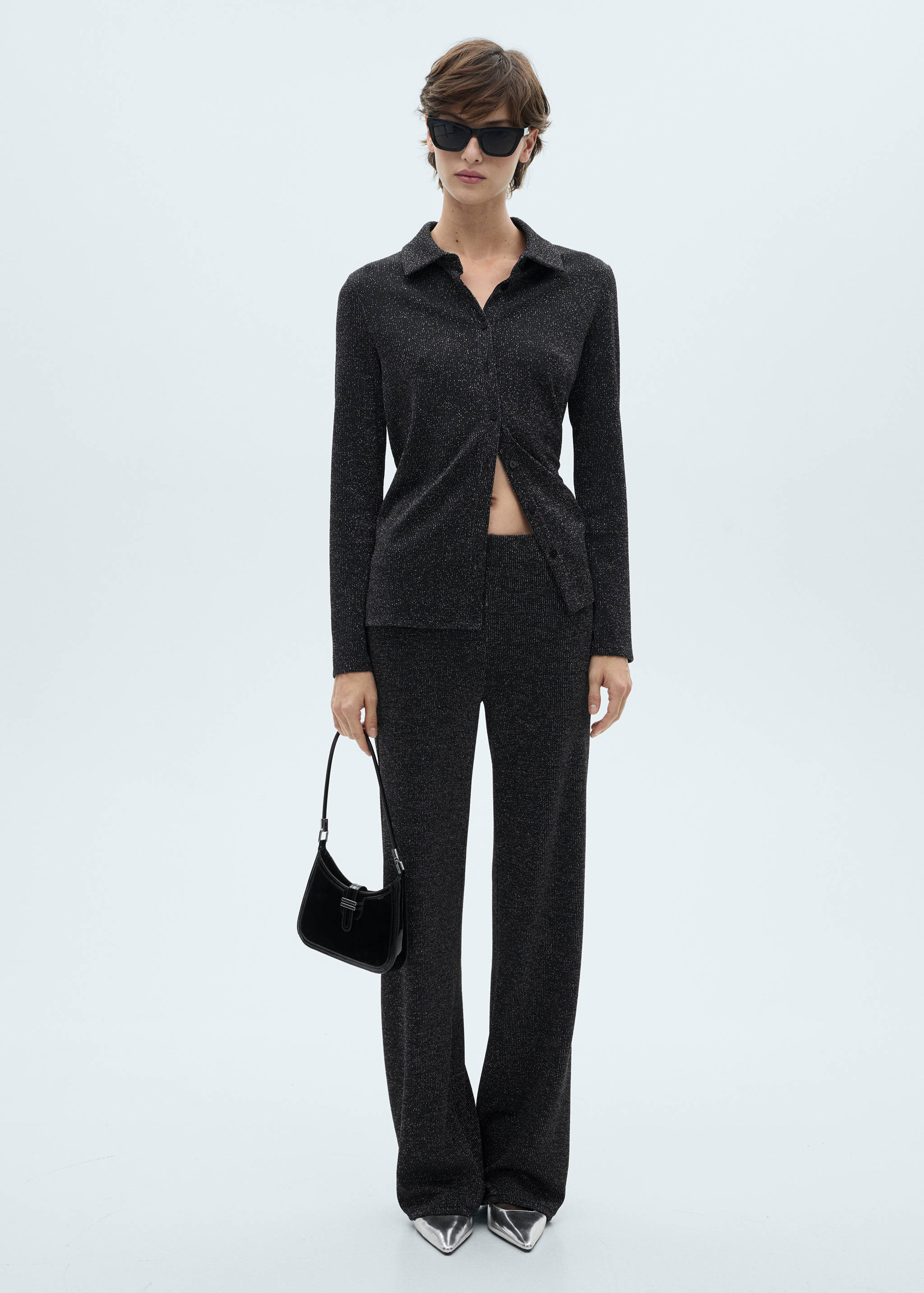 Chemise maille Lurex - Plan général