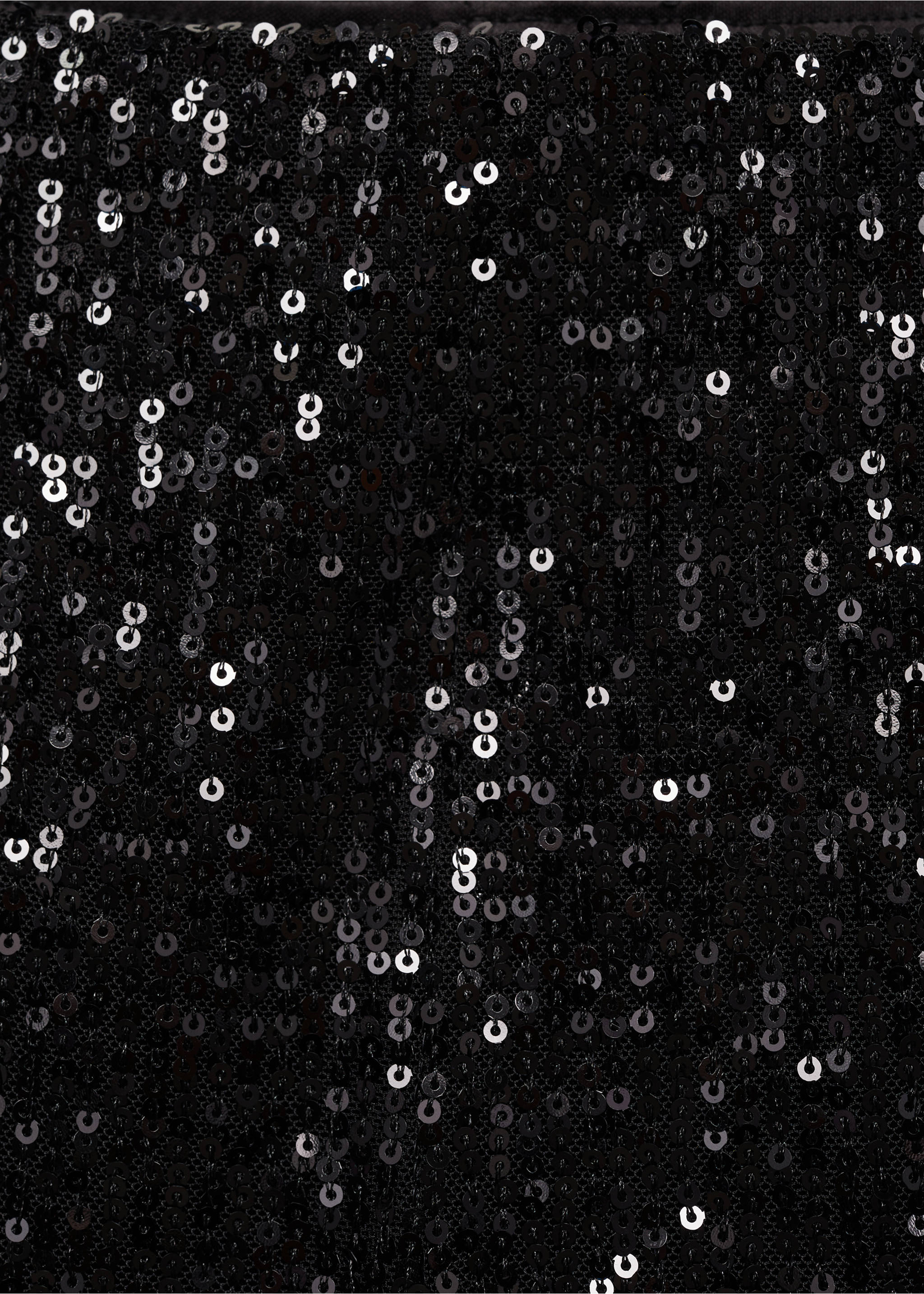 Palazzohose mit Pailletten - Detail des Artikels 8, Schwarz. Ref: 77049062-00.