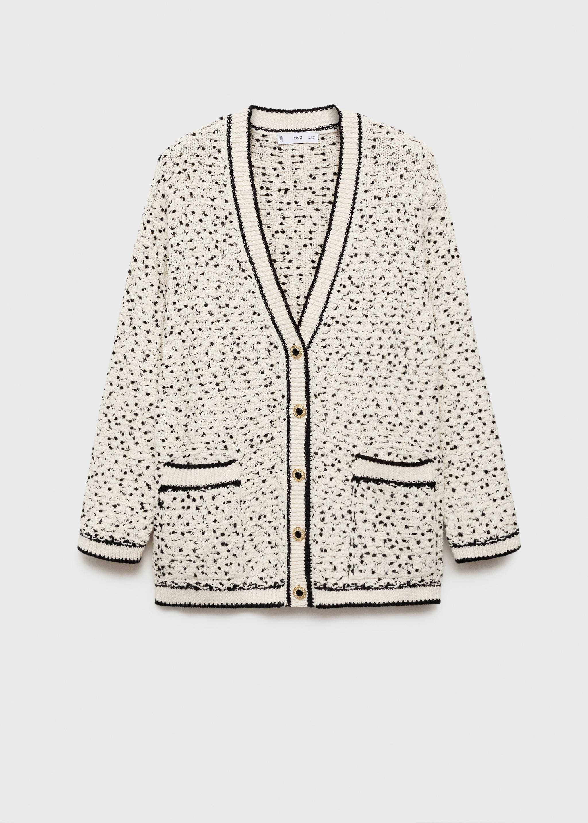 Flecked oversize cardigan - Article without model