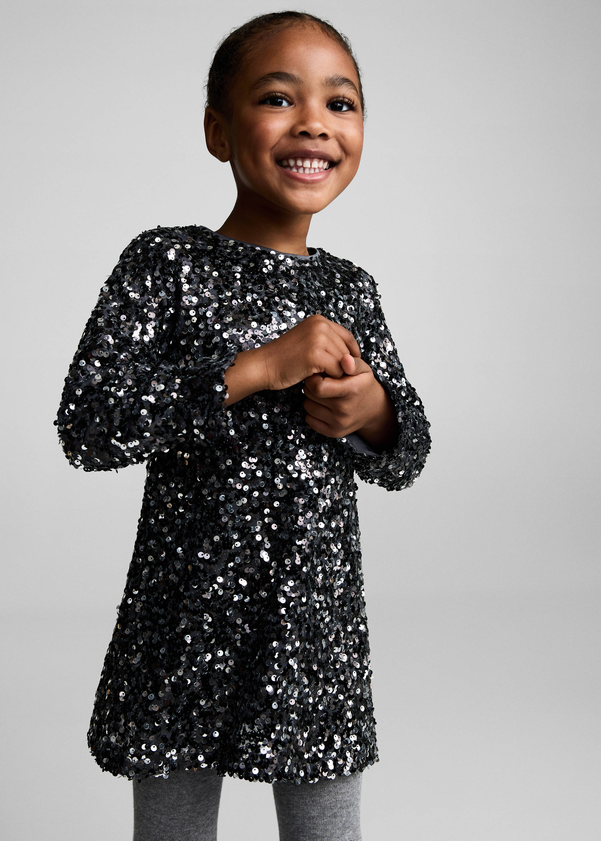 Sequin appliqué dress - Medium plane