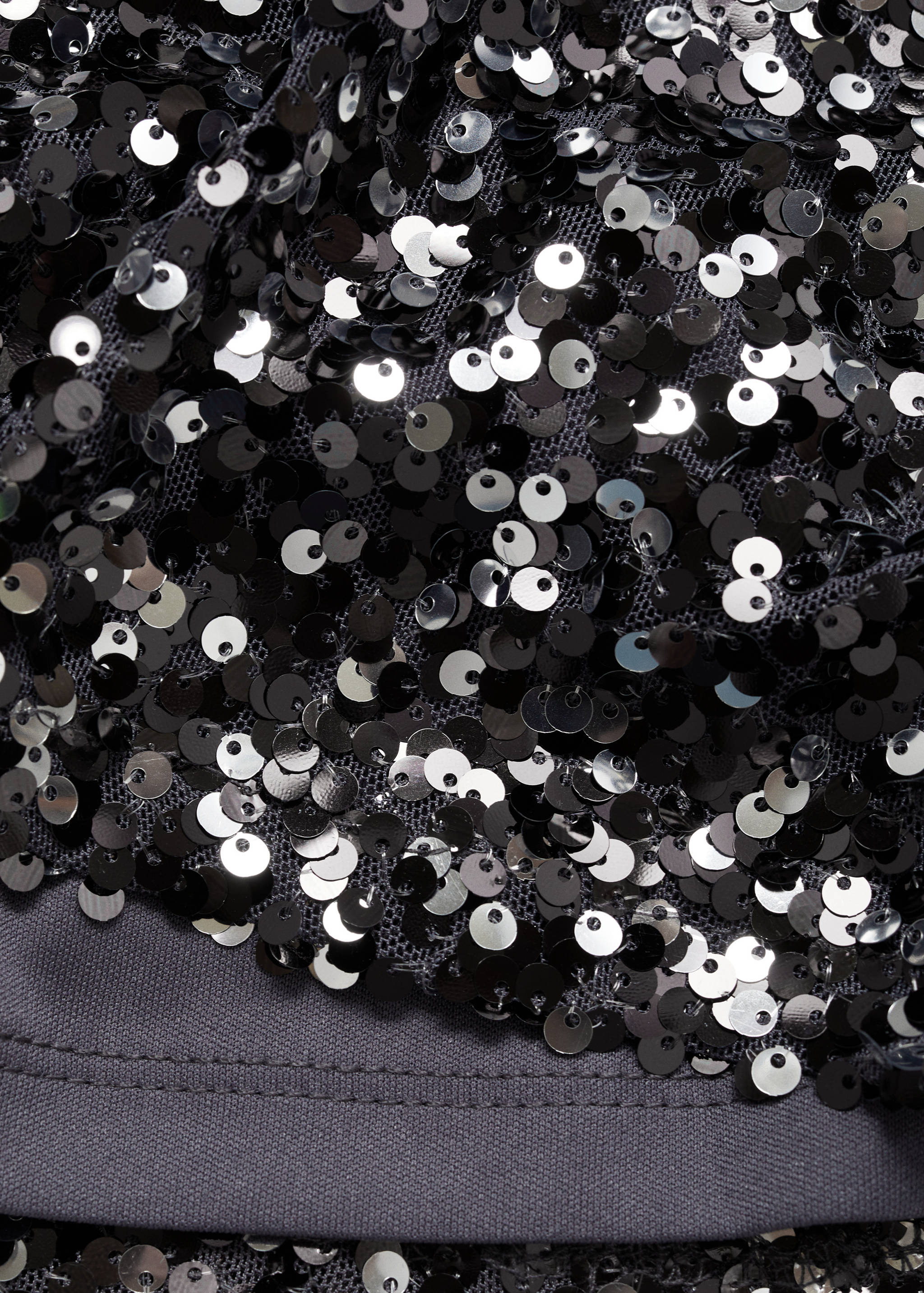 Sequin appliqué dress - Details of the article 8