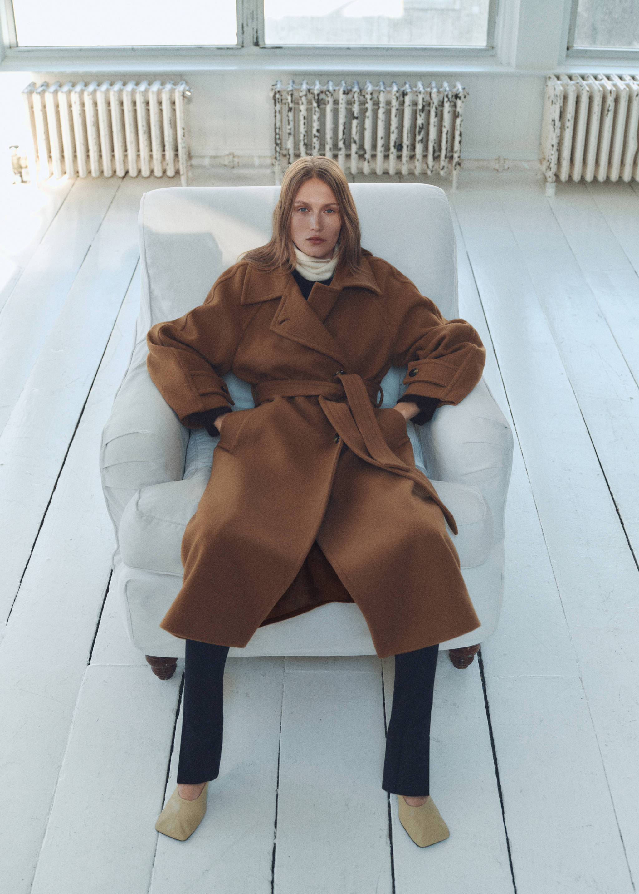 Abrigo lana cinturón - Detalle del artículo 2