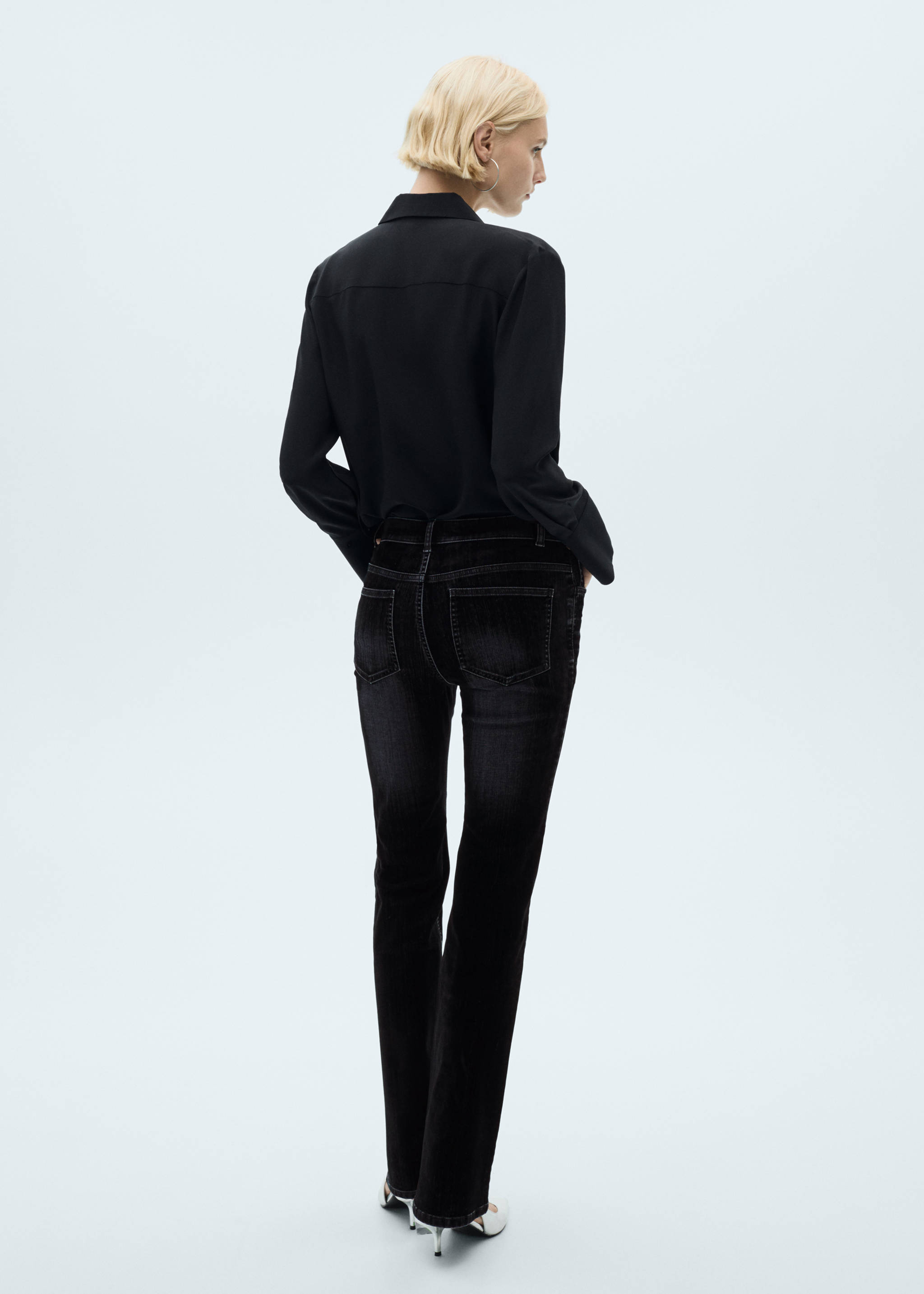 Jeans flare taille basse - Verso de l’article