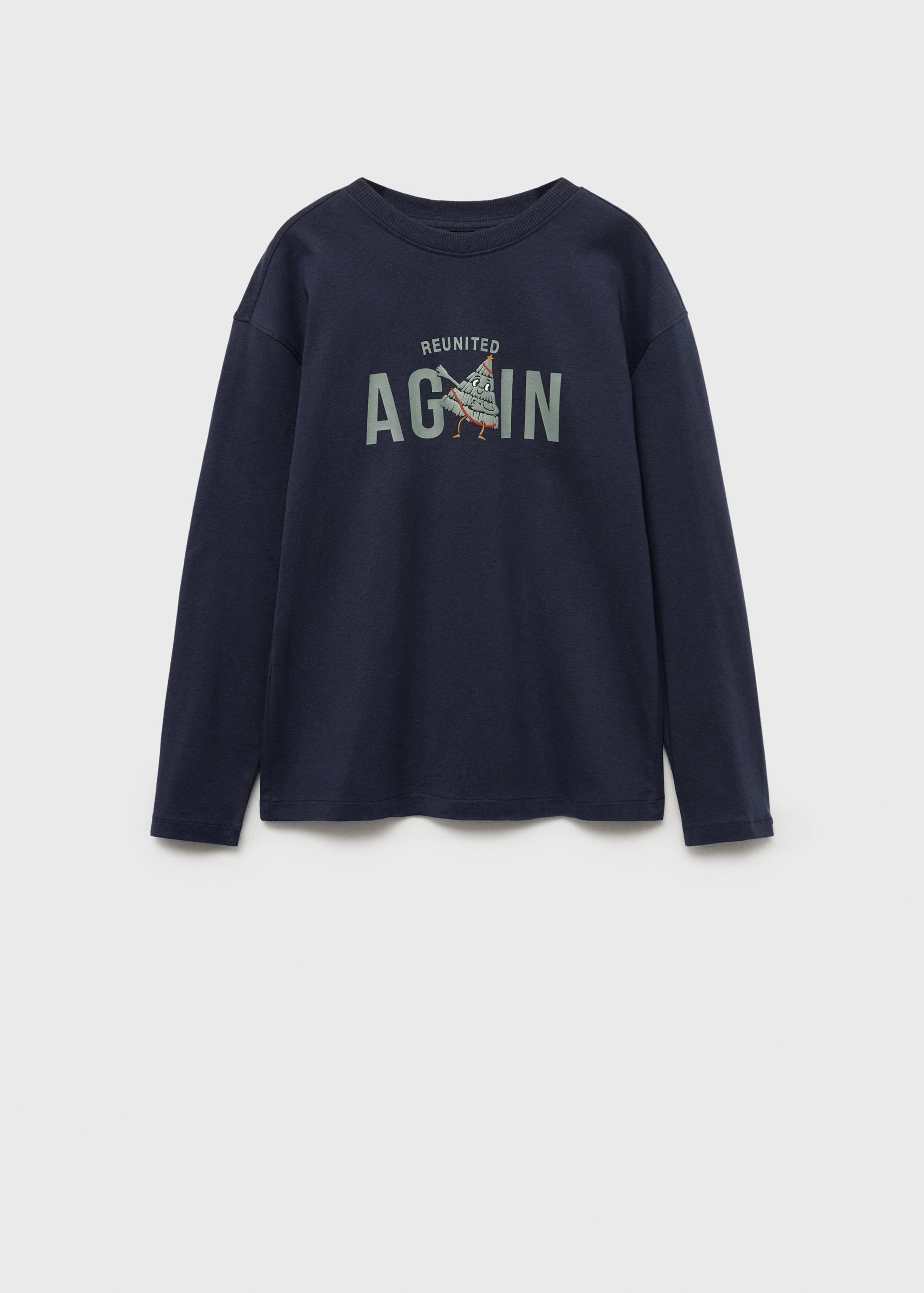 Long sleeve cotton t-shirt - Article without model