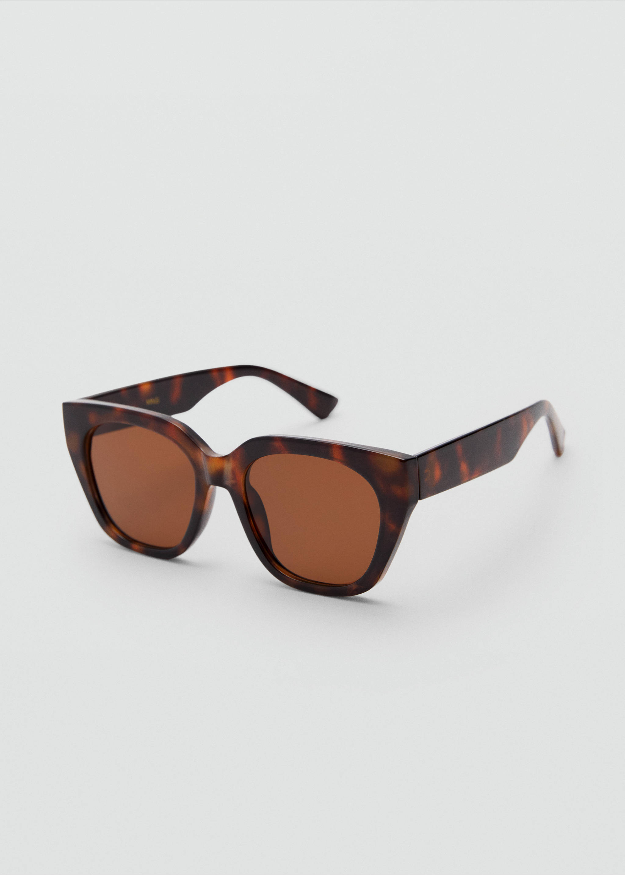 Squared frame sunglasses - Medium plane, Chocolate. Ref: 77050228-00.
